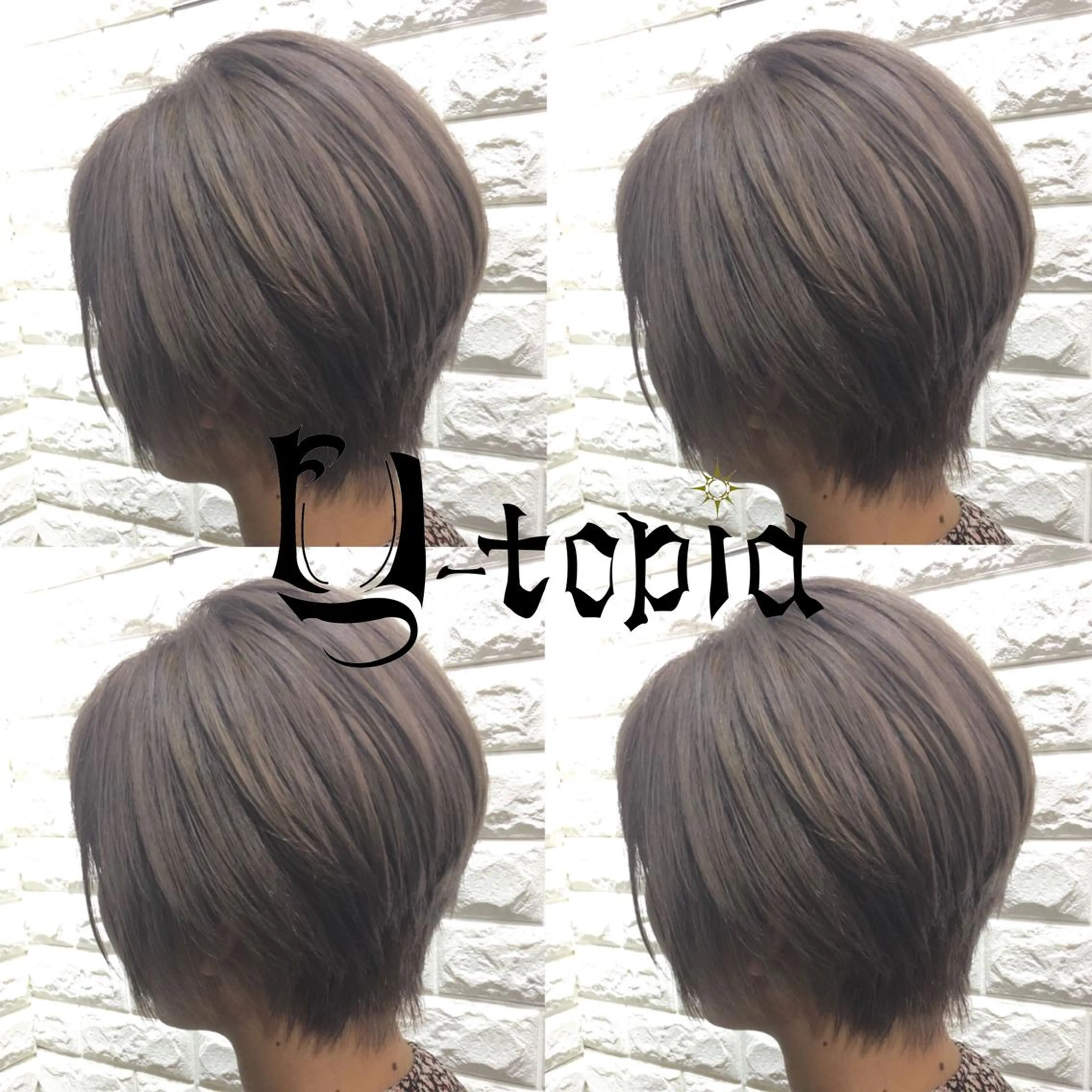 ショート カラー グレージュ ラベンダーカラー ラベンダーグレージュ ラベンダーグレー カット ヘアカラー ✨U-topia渡邉 大樹【公認資格有】✨のヘアスタイル