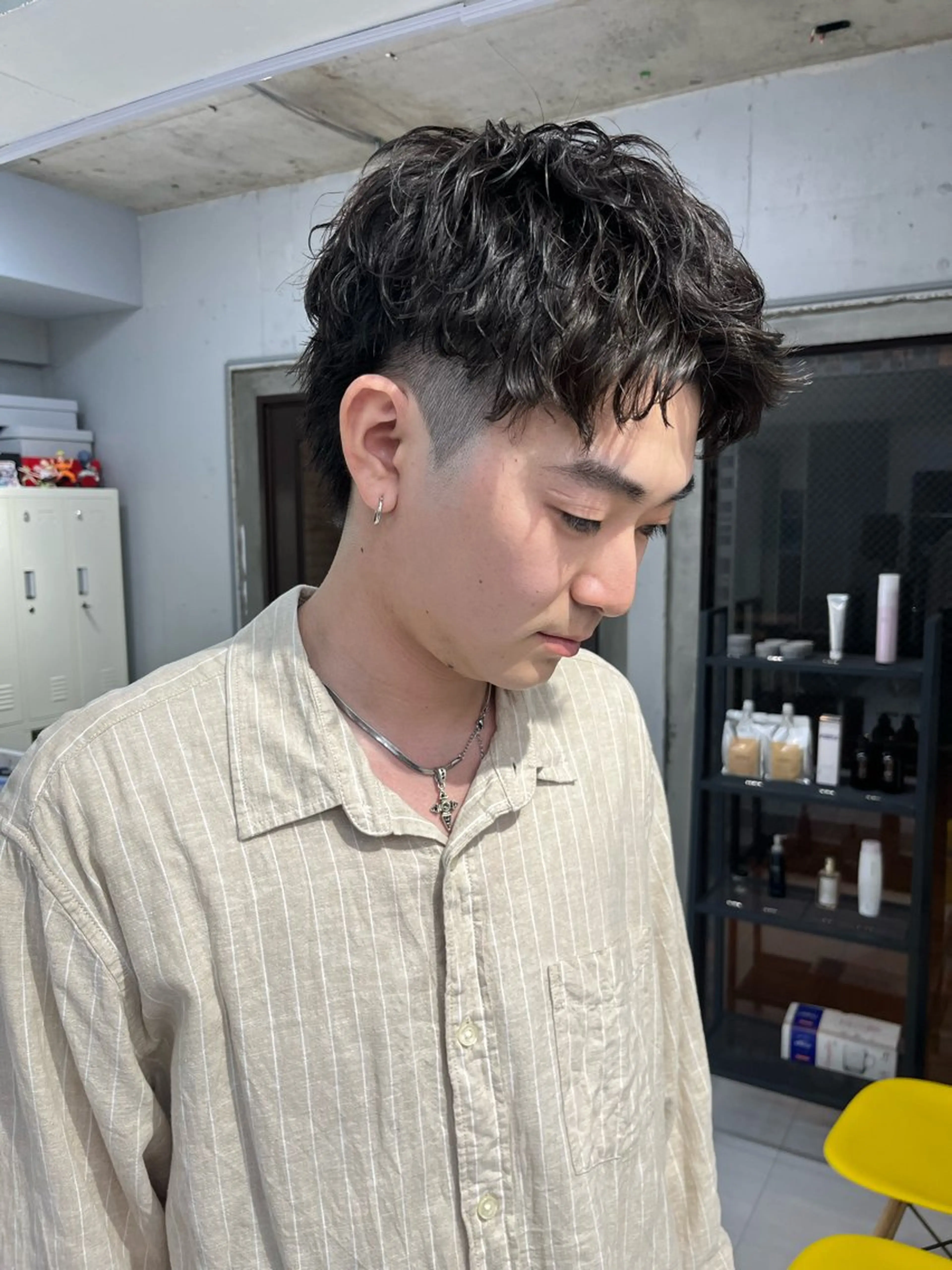 ショート パーマ 学生 似合わせカット カット パーマ トリートメント Ali’i MEN’S SALON所属・⚡️メンズ垢抜け⚡️ kotomiのヘアスタイル