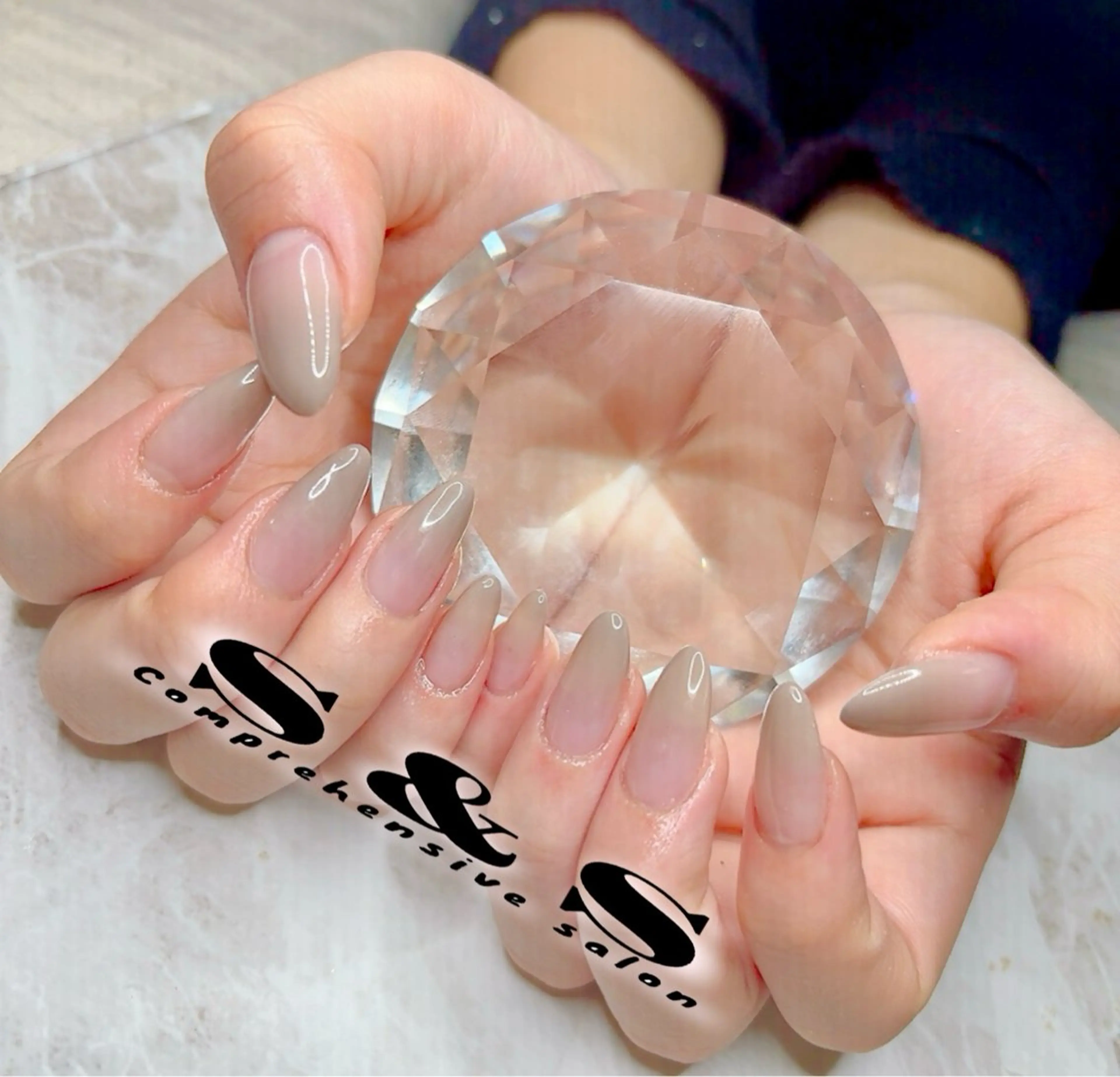 ネイル 長さ出し メンズネイル 持ち込み S&S 村田小百合のネイルデザイン