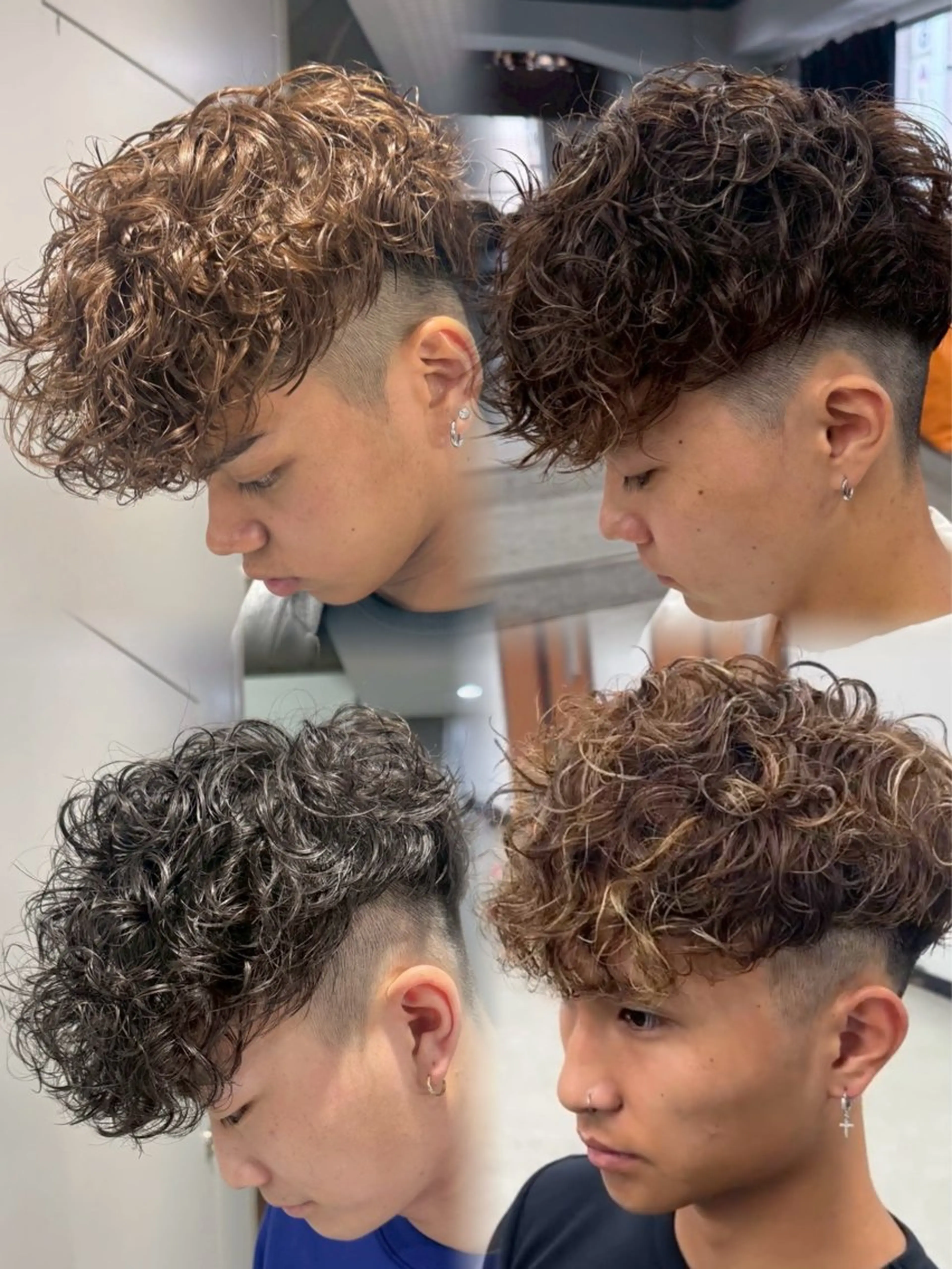 パーマ メンズ特化⚡️パーマ テッタのヘアスタイル