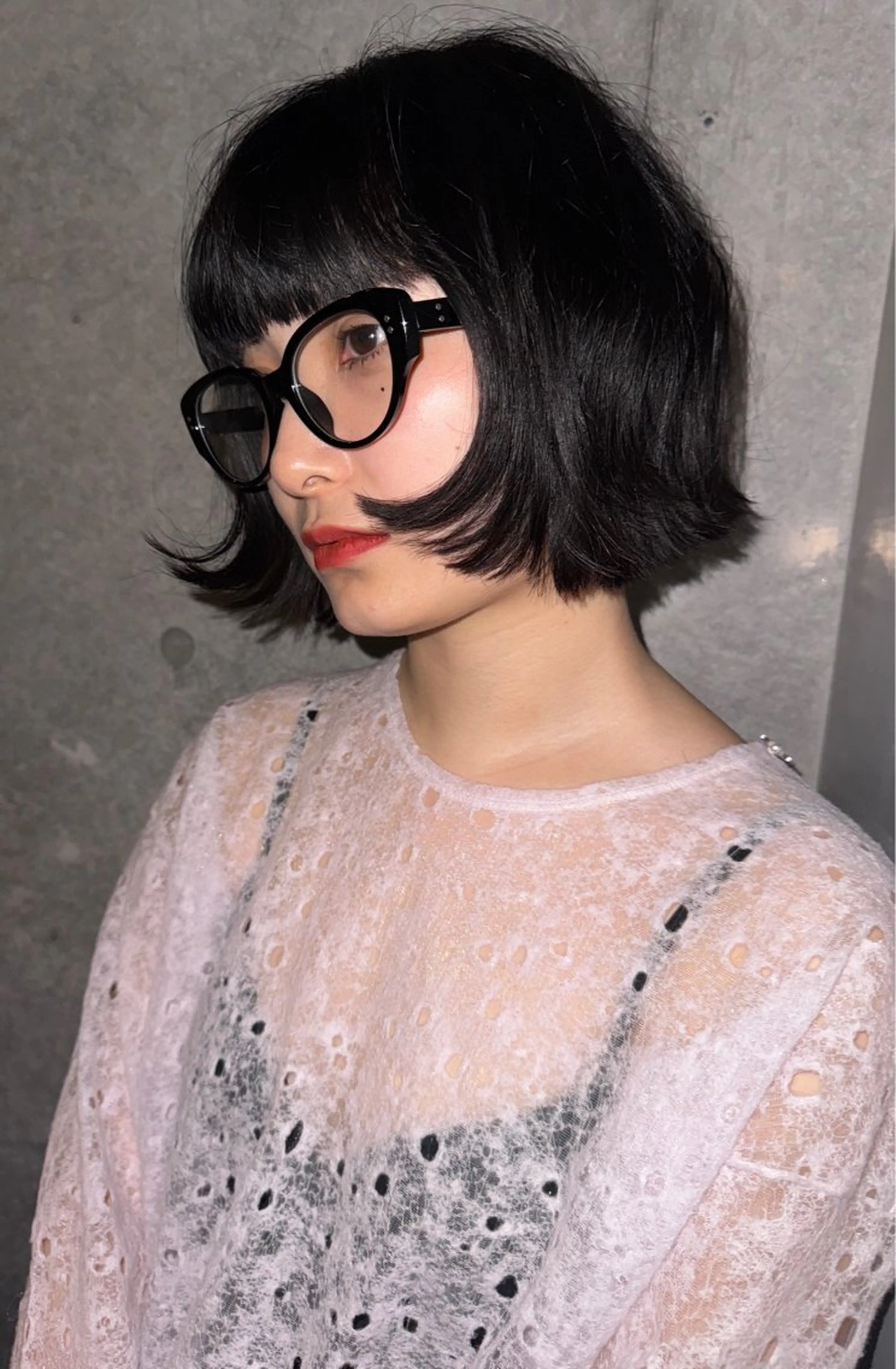 ミディアム ボブ 鎌田健/ パーマ/レイヤーのヘアスタイル