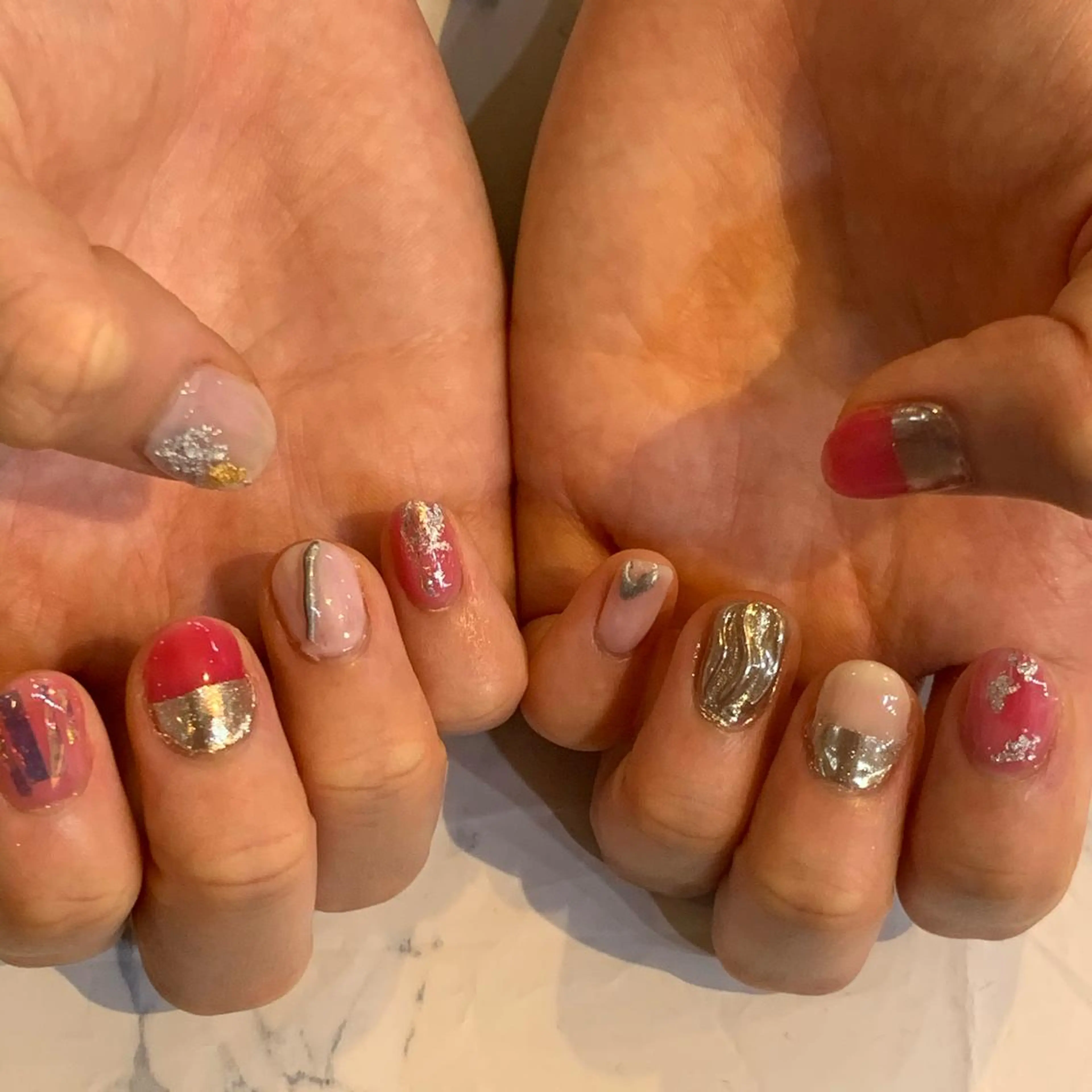 ネイル 平野葵🎀 hair/nailのネイルデザイン