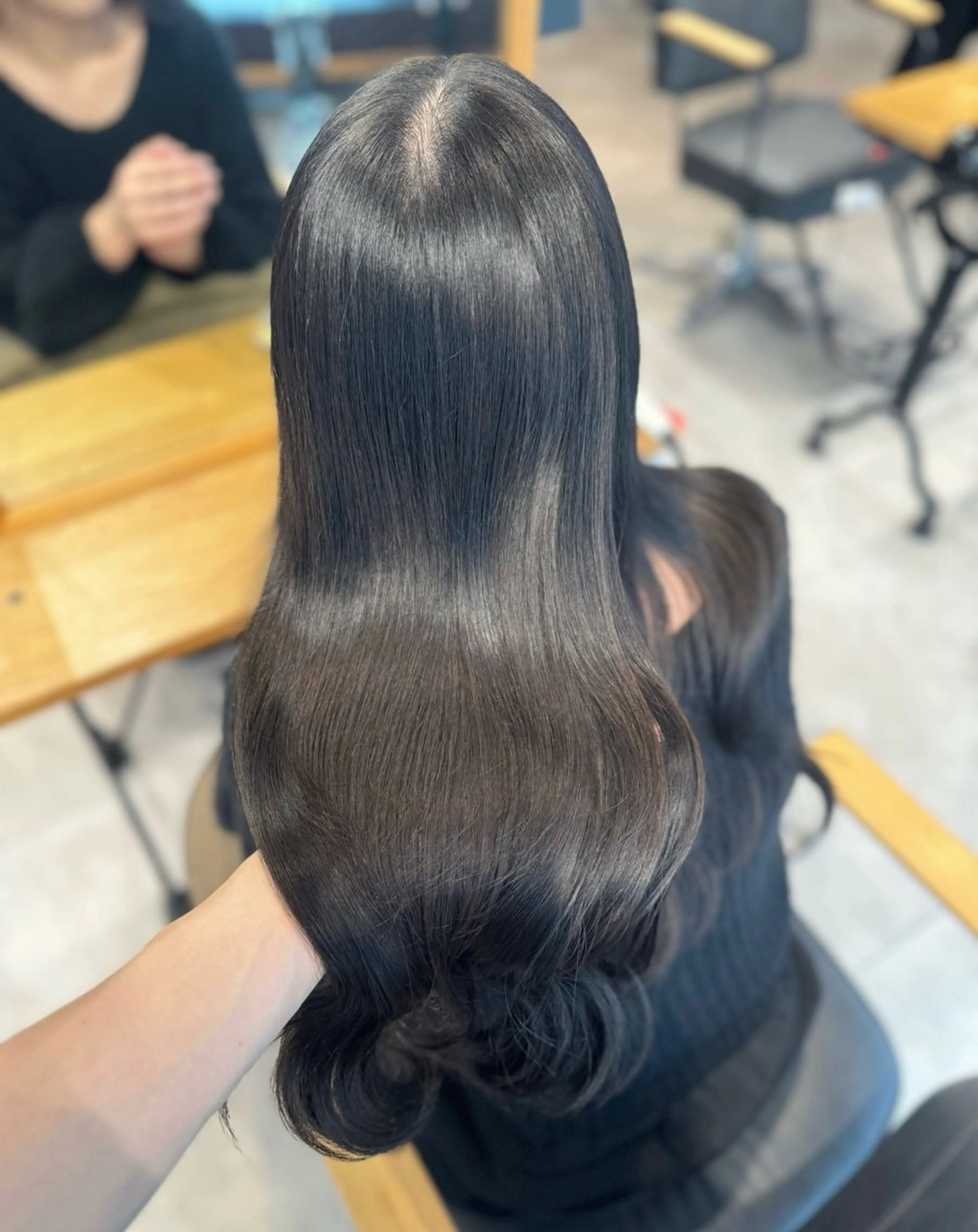 ロング カラー 宮本 優のヘアスタイル