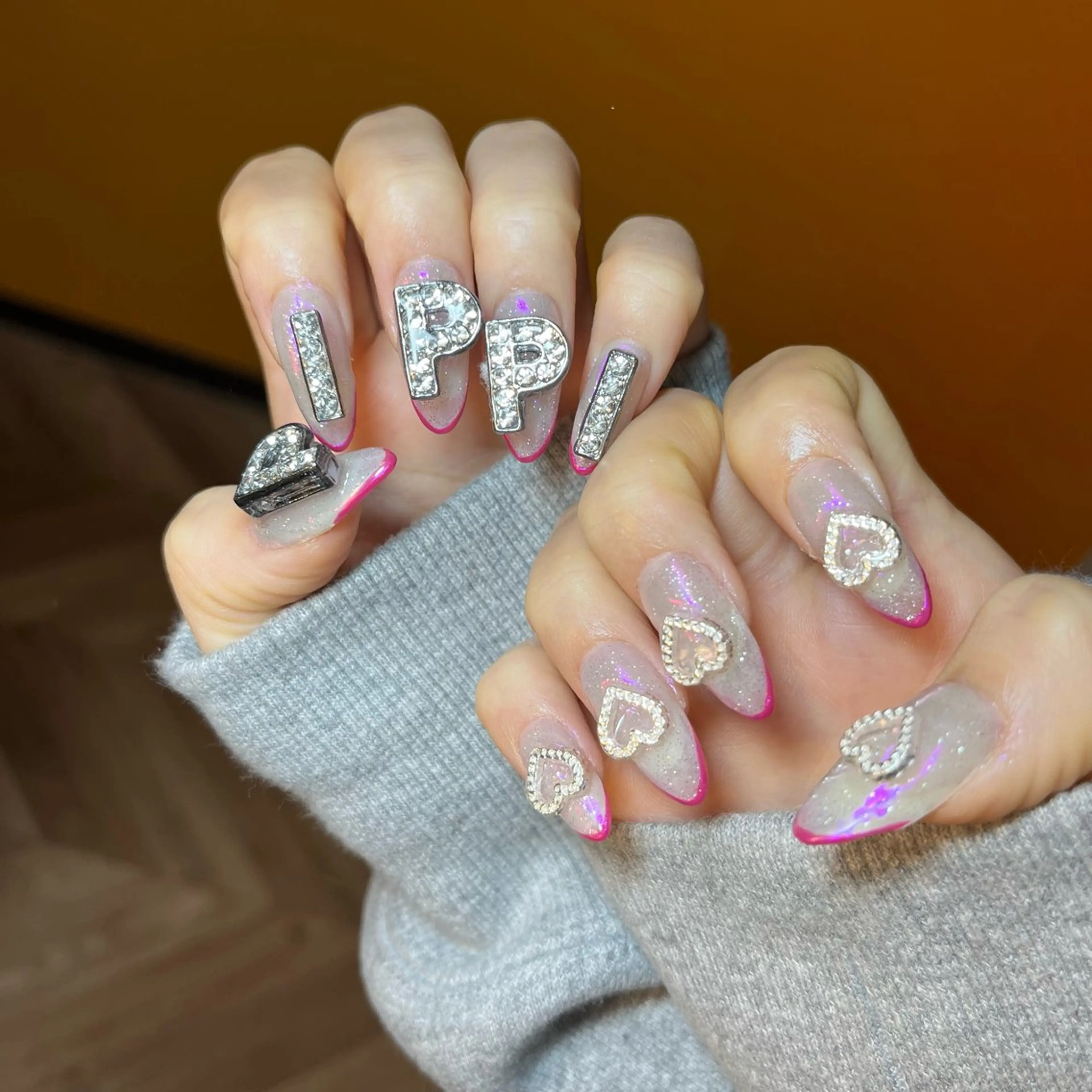 ネイル 持ち込み スカルプネイル ハンドネイル Amber21.所属・Nagahama Akariのネイルデザイン