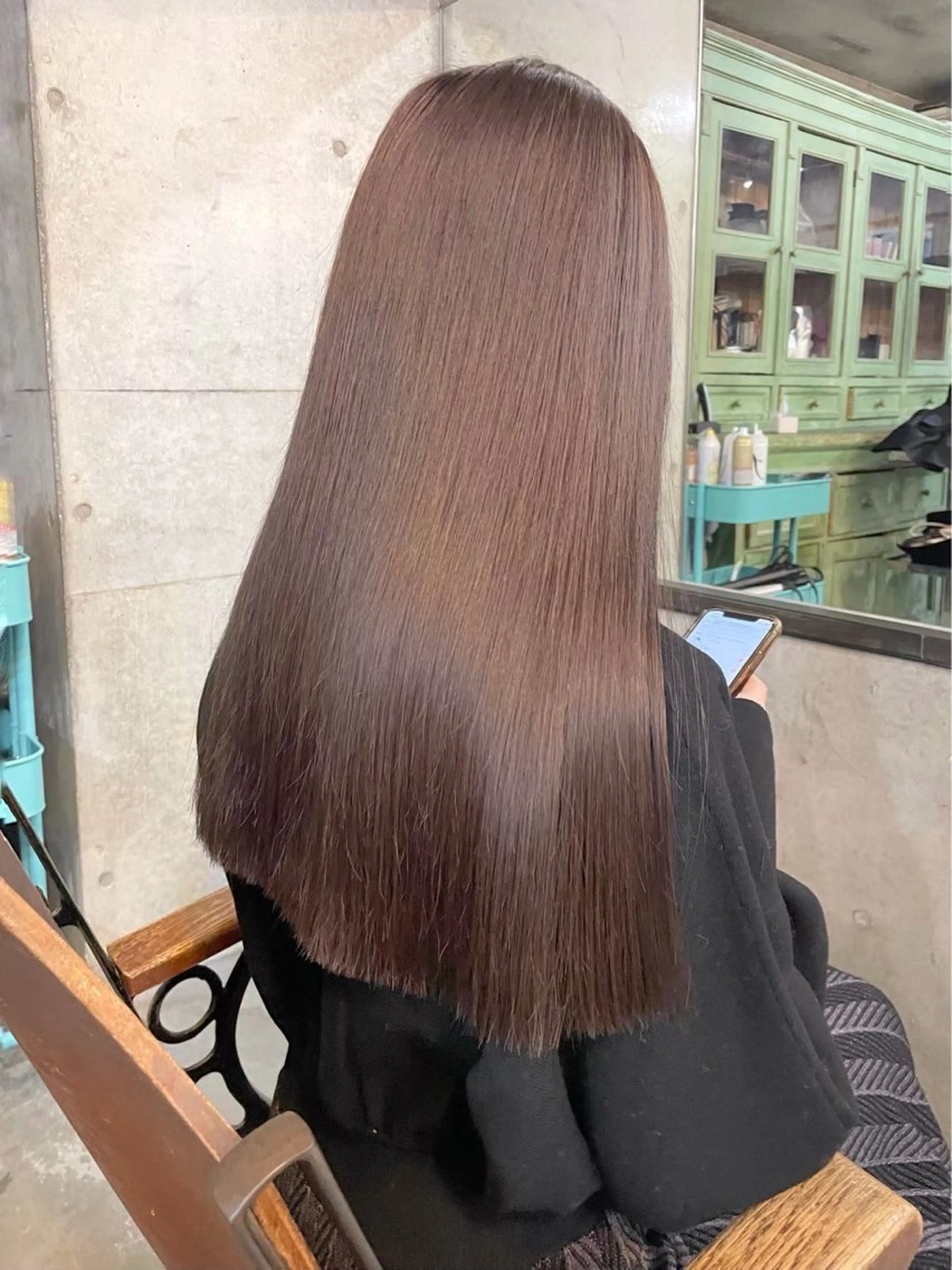 ロング ヘアカラー トリートメント ナチュラル🫧透明感 艶髪✨️亘 蓮太のヘアスタイル