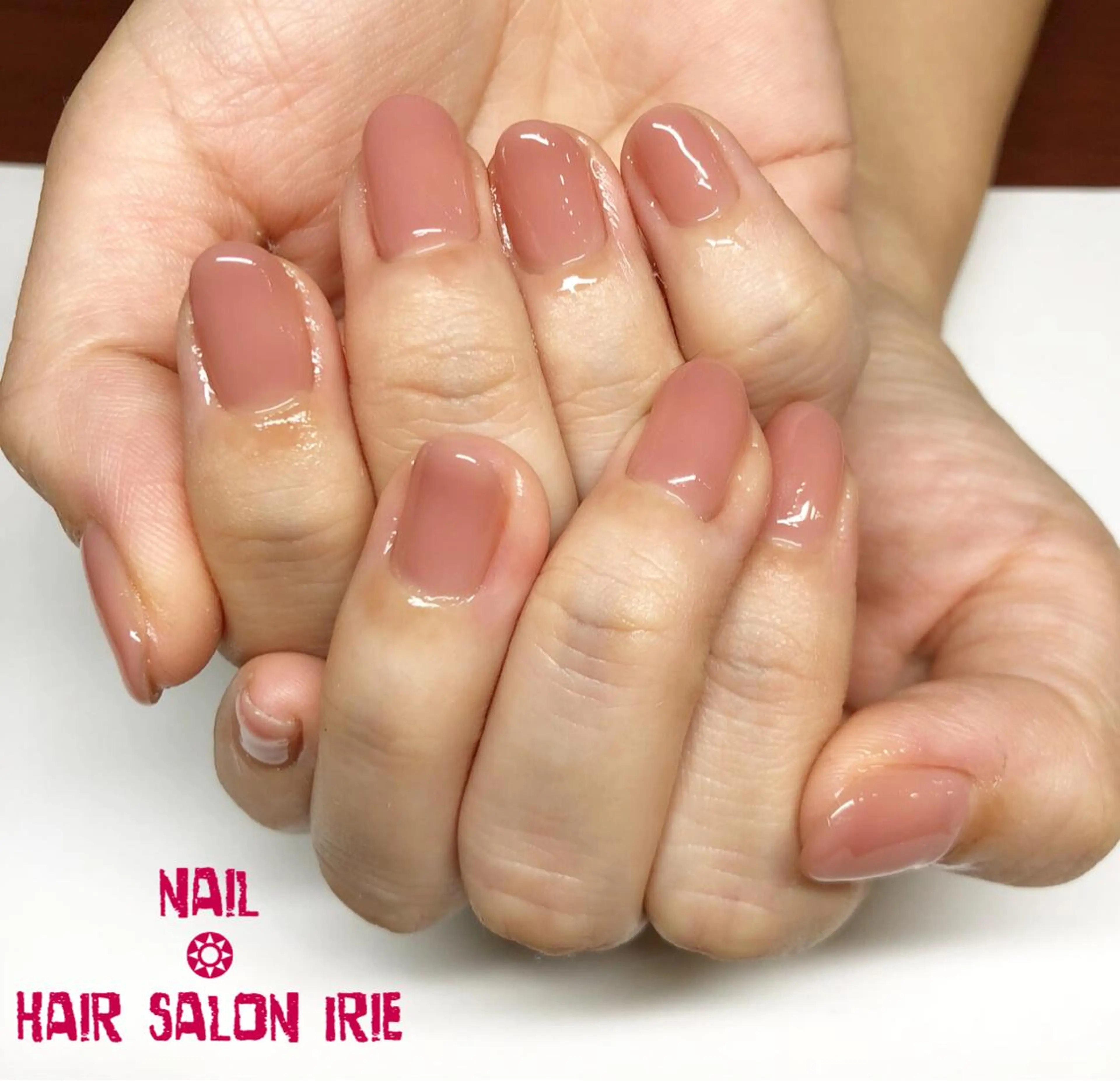 ネイル シンプルネイル Hair salon Irie所属・與儀 知佳のネイルデザイン