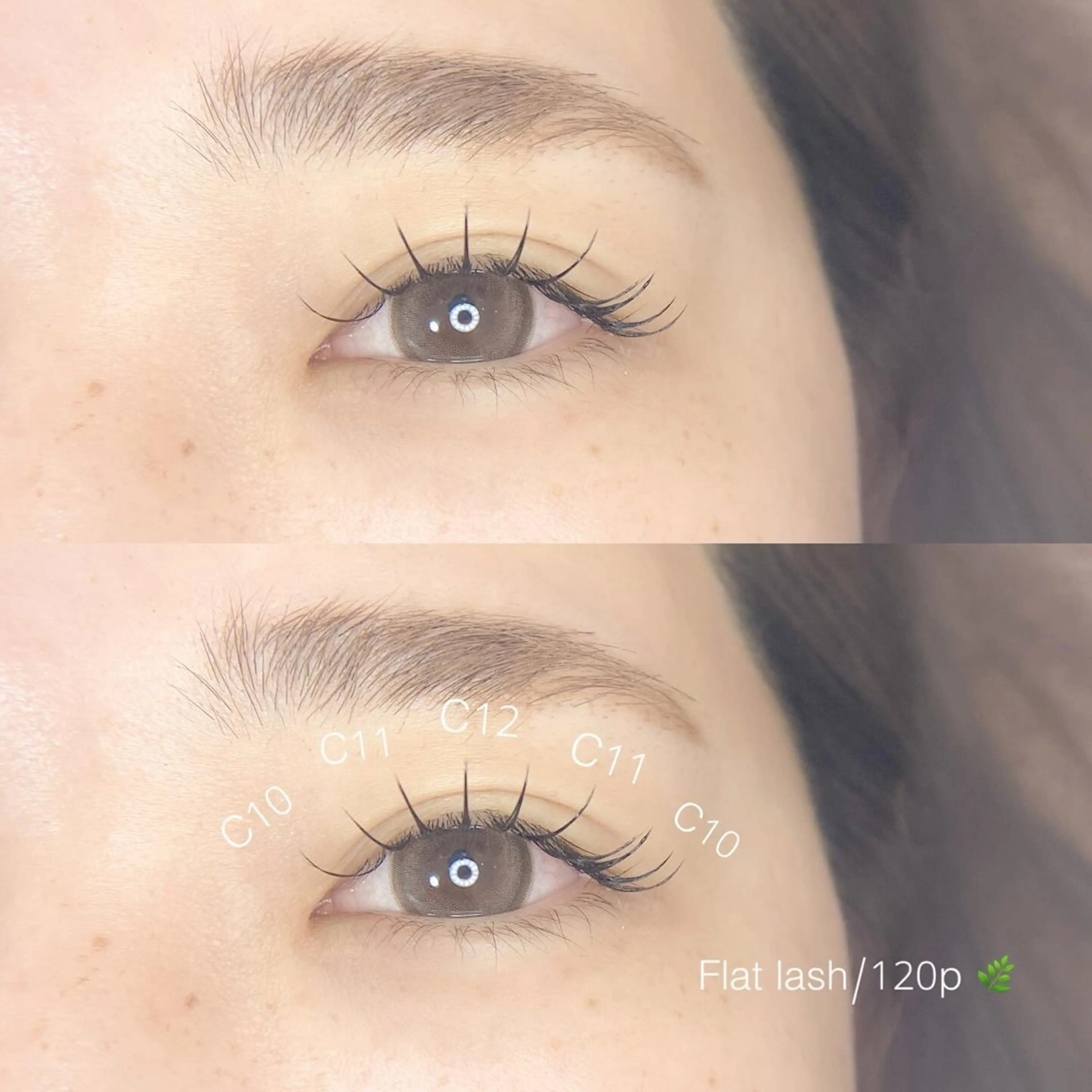 【初回特典アイシャンプー&コーティング込み✨】フラットラッシュ120本の写真