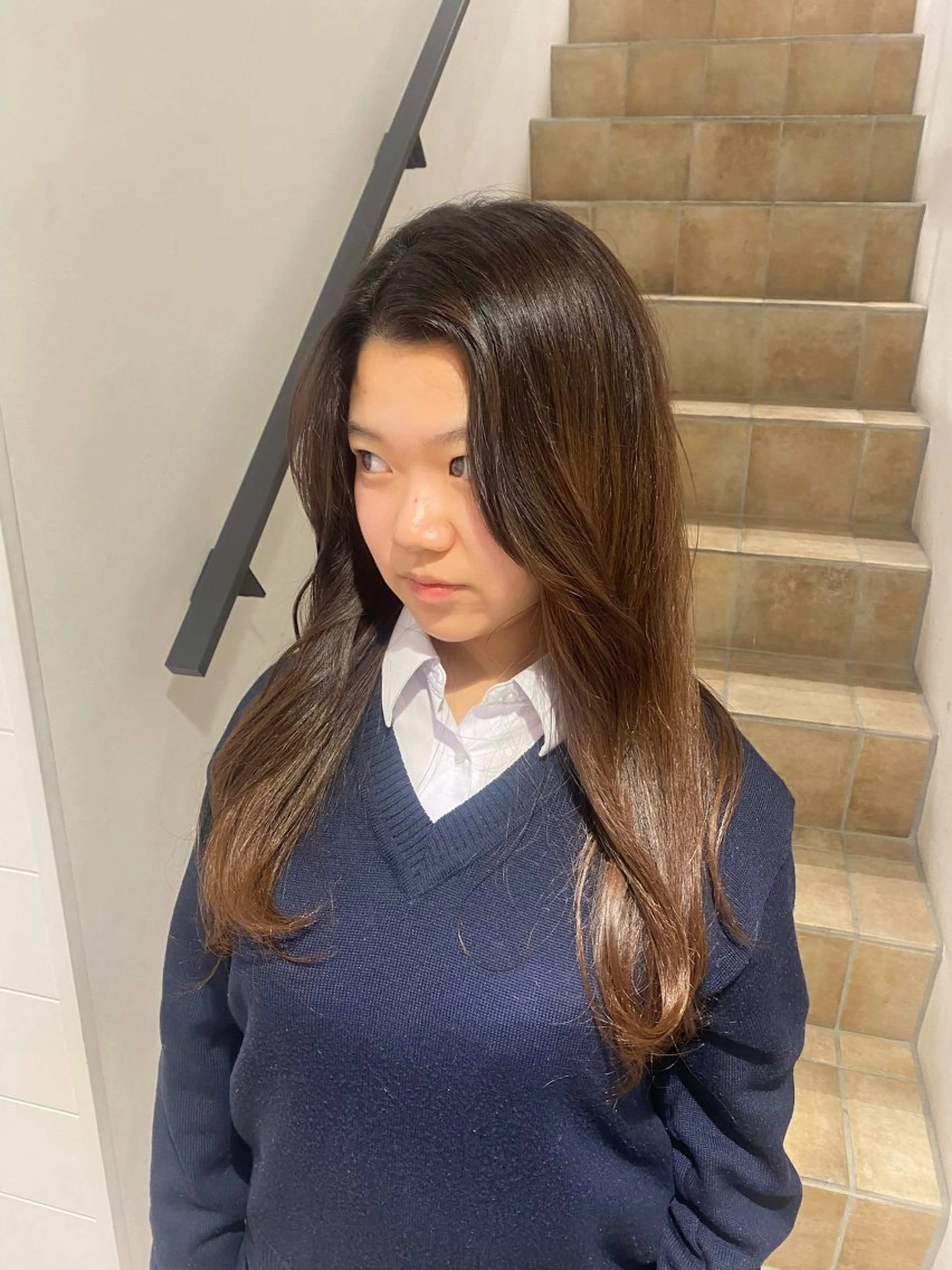 ロング BUZZ 自由が丘所属・niimi rimuのヘアスタイル