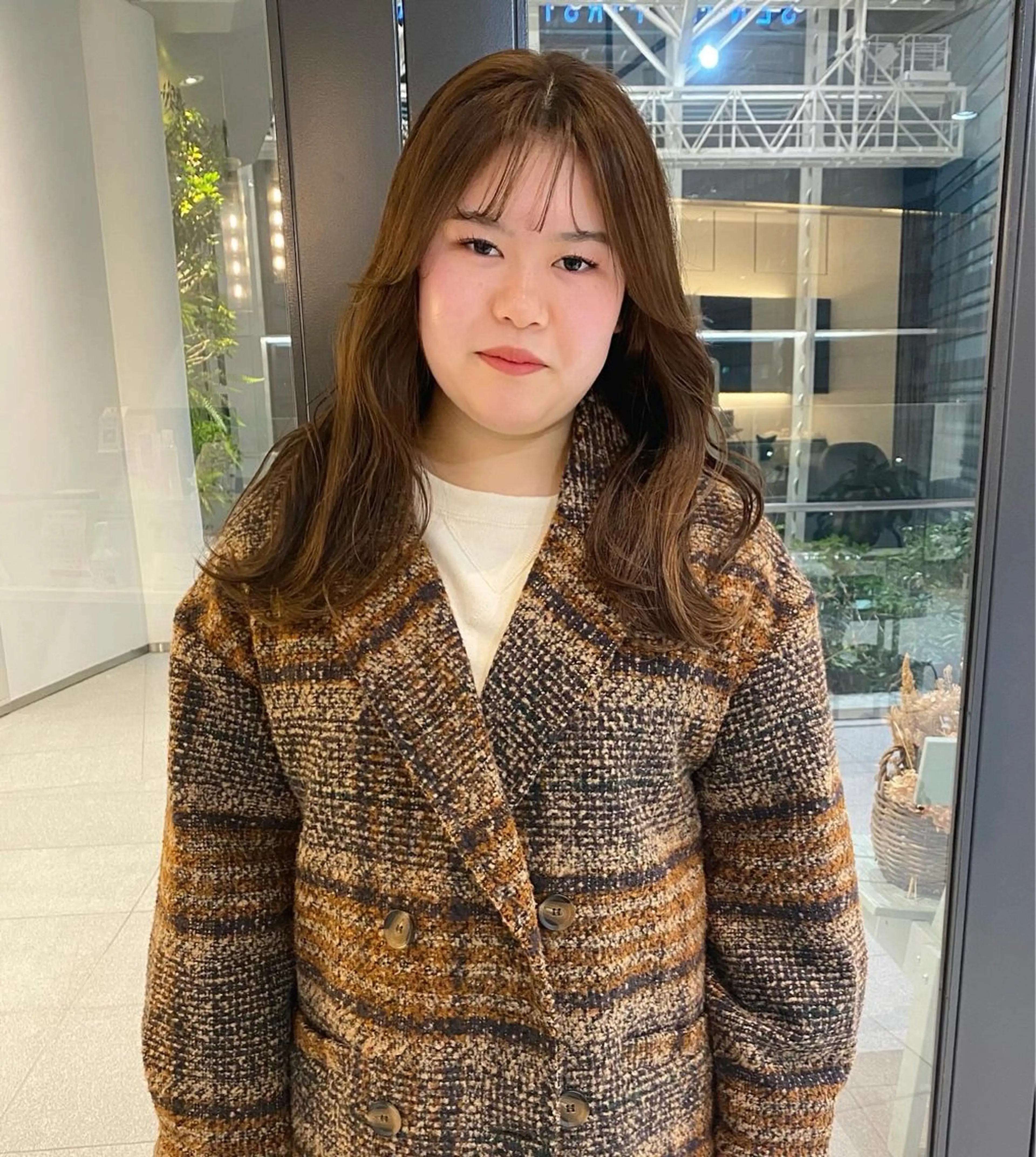 ロング カラー ブリーチ ブリーチなしカラー カット ヘアカラー トリートメント mai / linoah˚✧のヘアスタイル