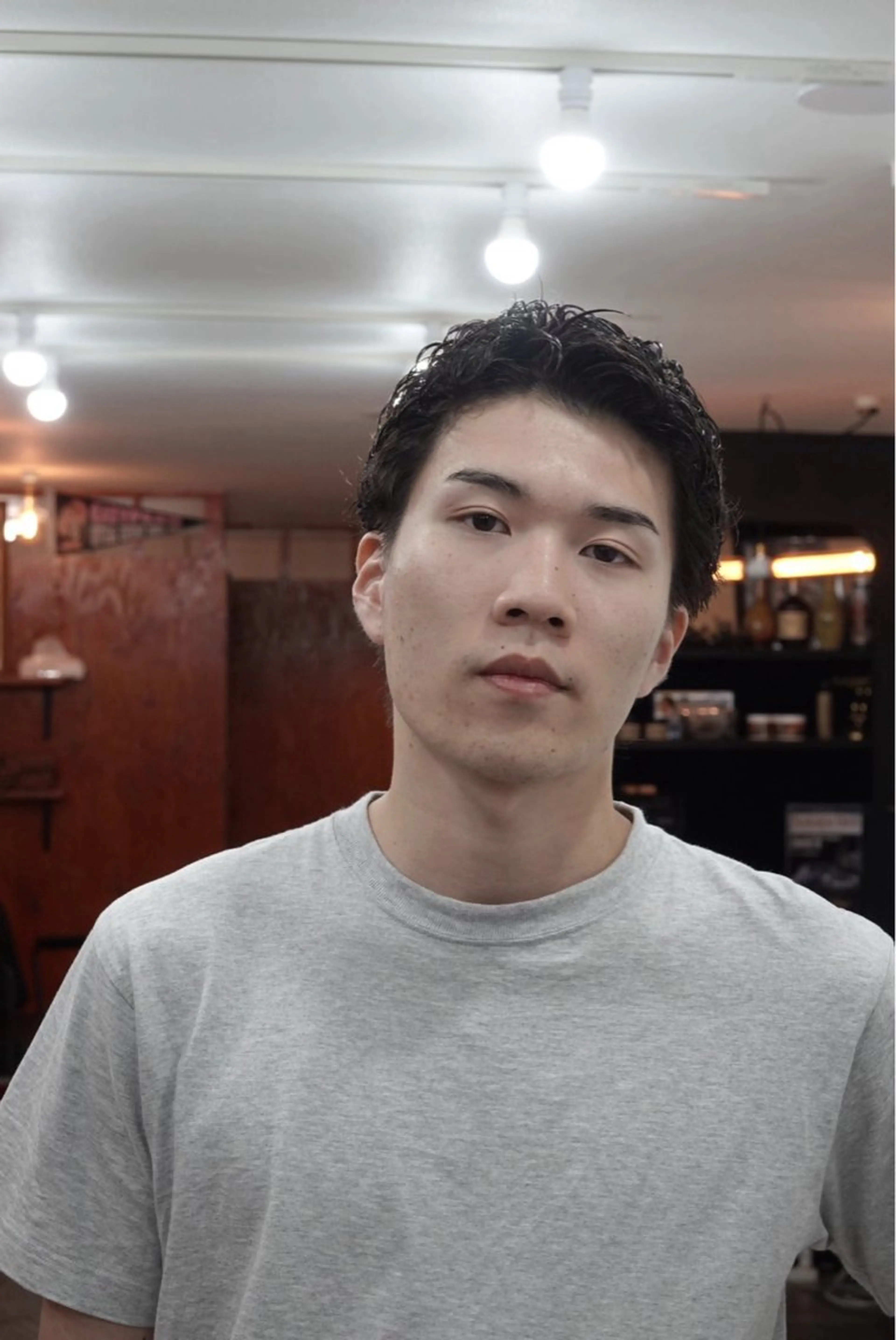 ショート パーマ メンズ メンズパーマ 浪漫頭髪所属・メンズカット募集中 三軒茶屋つかのそうたのヘアスタイル