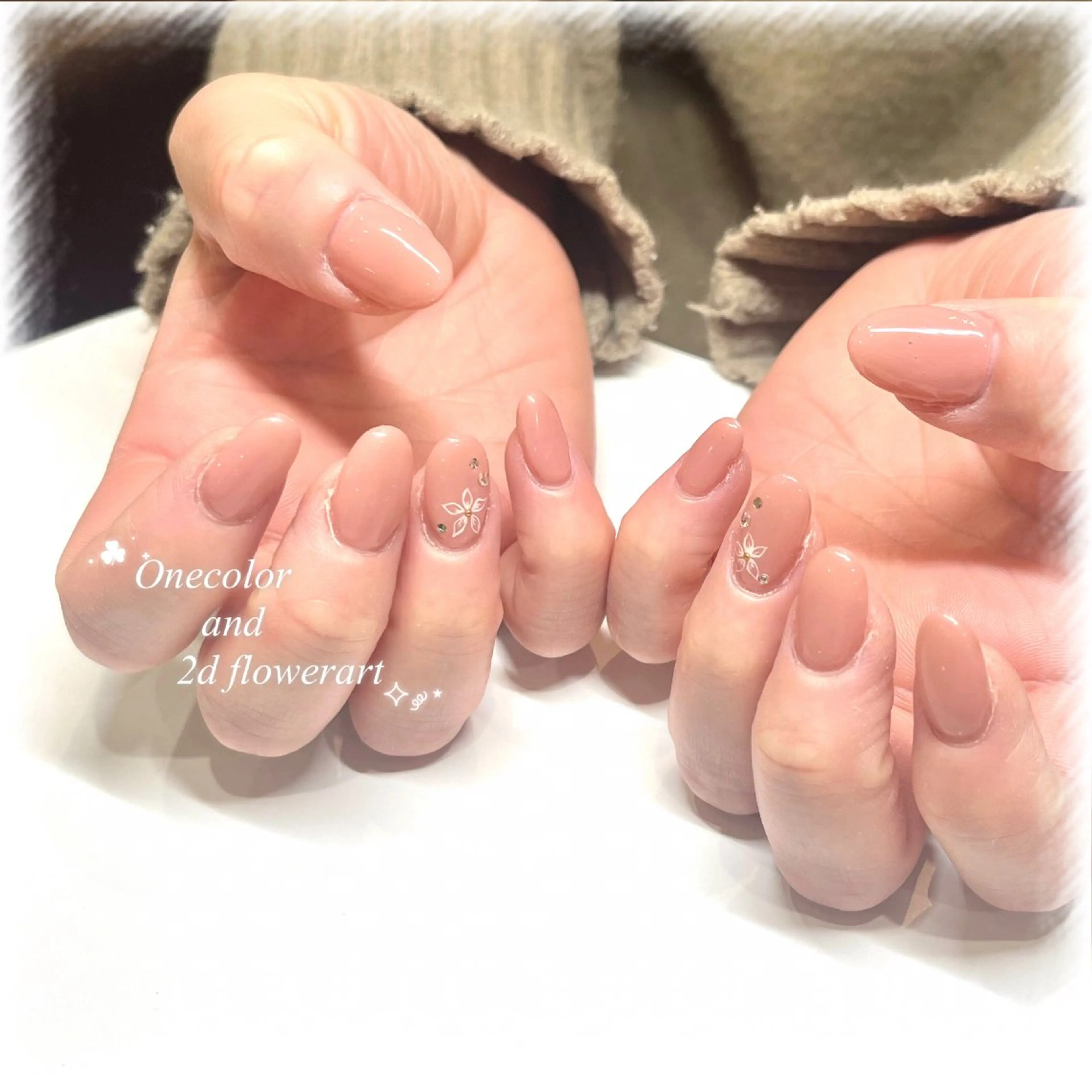 ネイル アートネイル ワンカラーネイル ネイルチップ Allure戸祭店 Kurumiのネイルデザイン