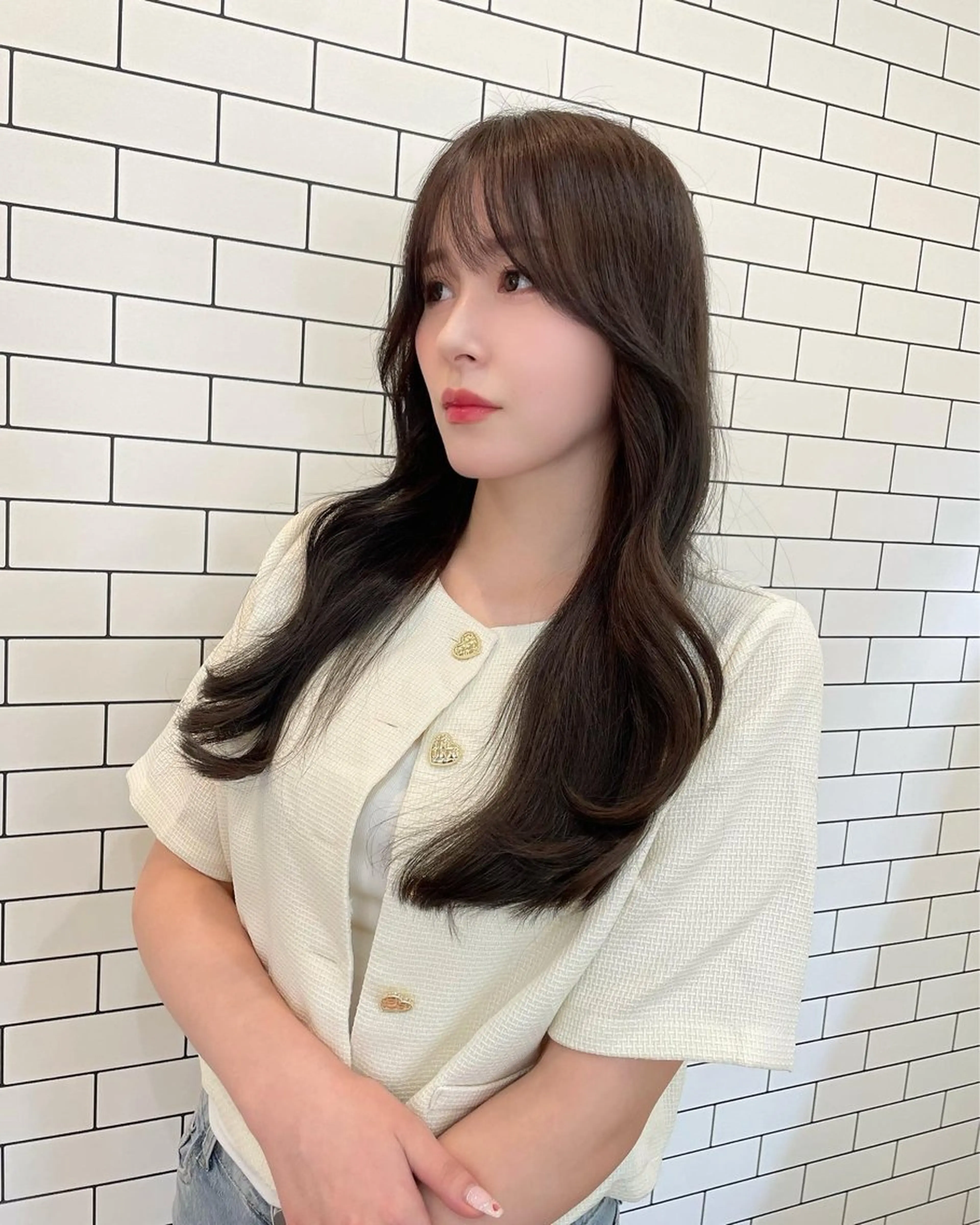 【💐ご新規様限定💐】韓国風カット＋艶カラー+炭酸シャンプー付きの写真