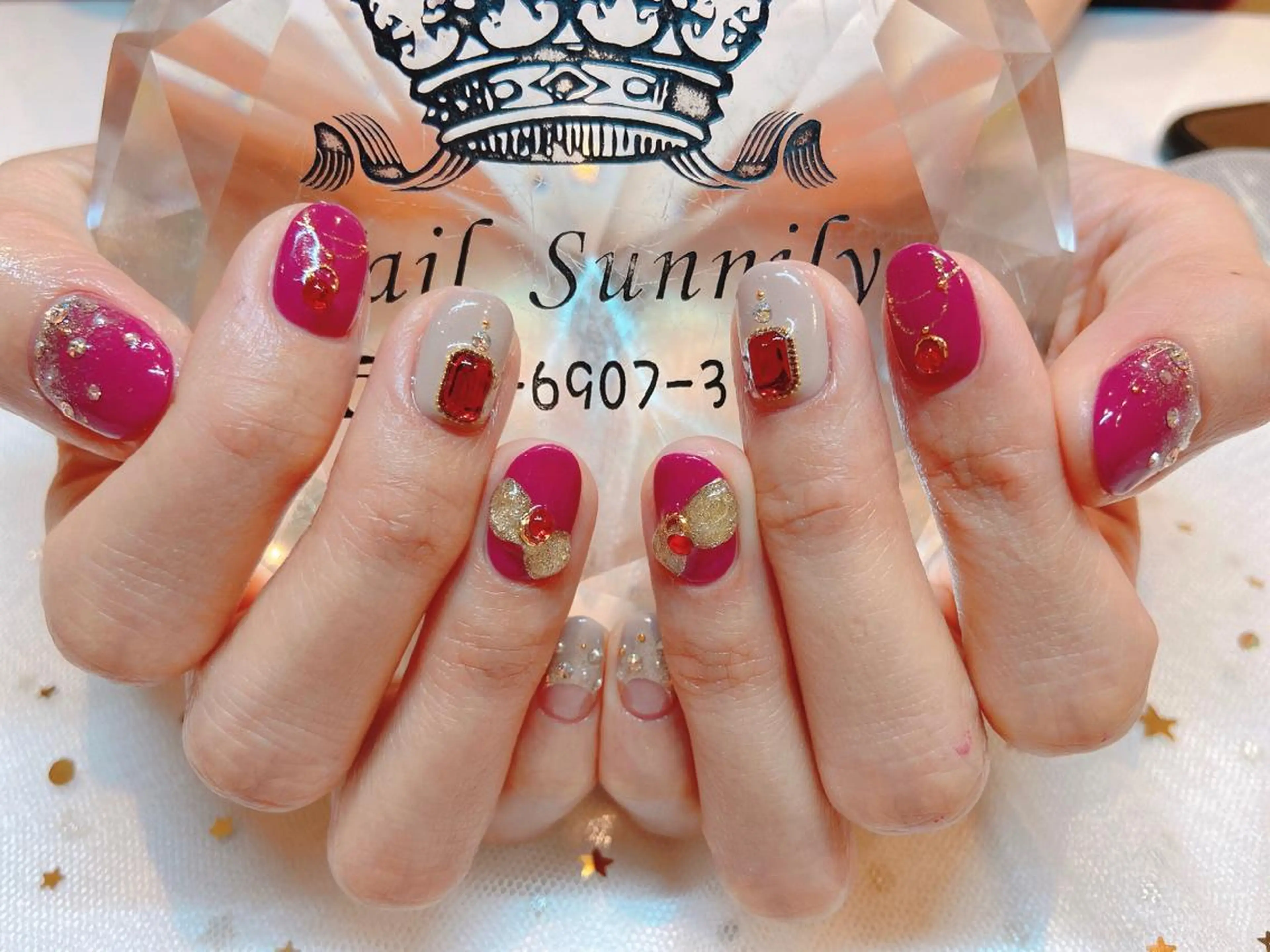 ネイル 長さだし専門店 M2　rikaのネイルデザイン