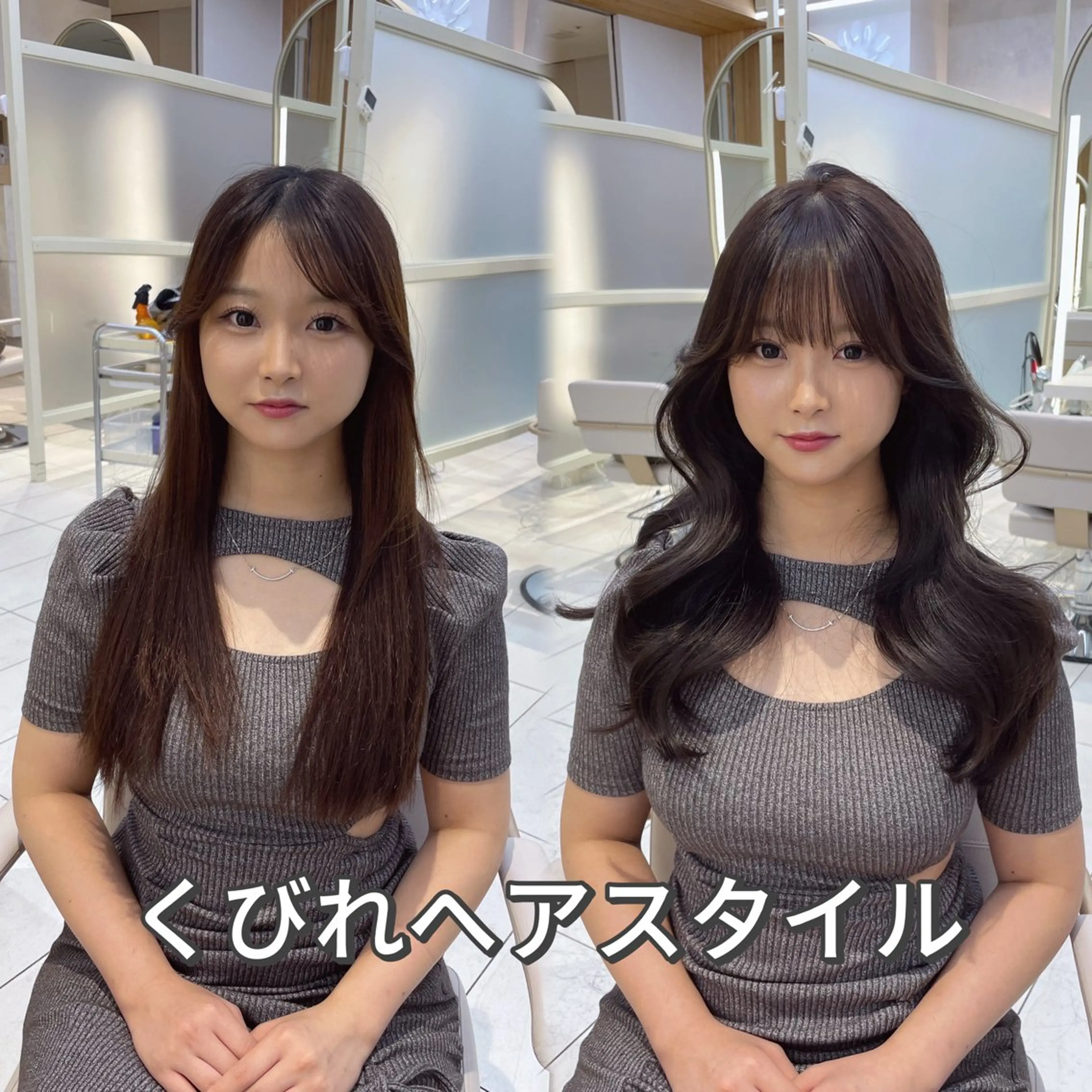 ロング カット ヘアカラー トリートメント 顔周り/透明感カラー /韓国ヘア/TAKUのヘアスタイル