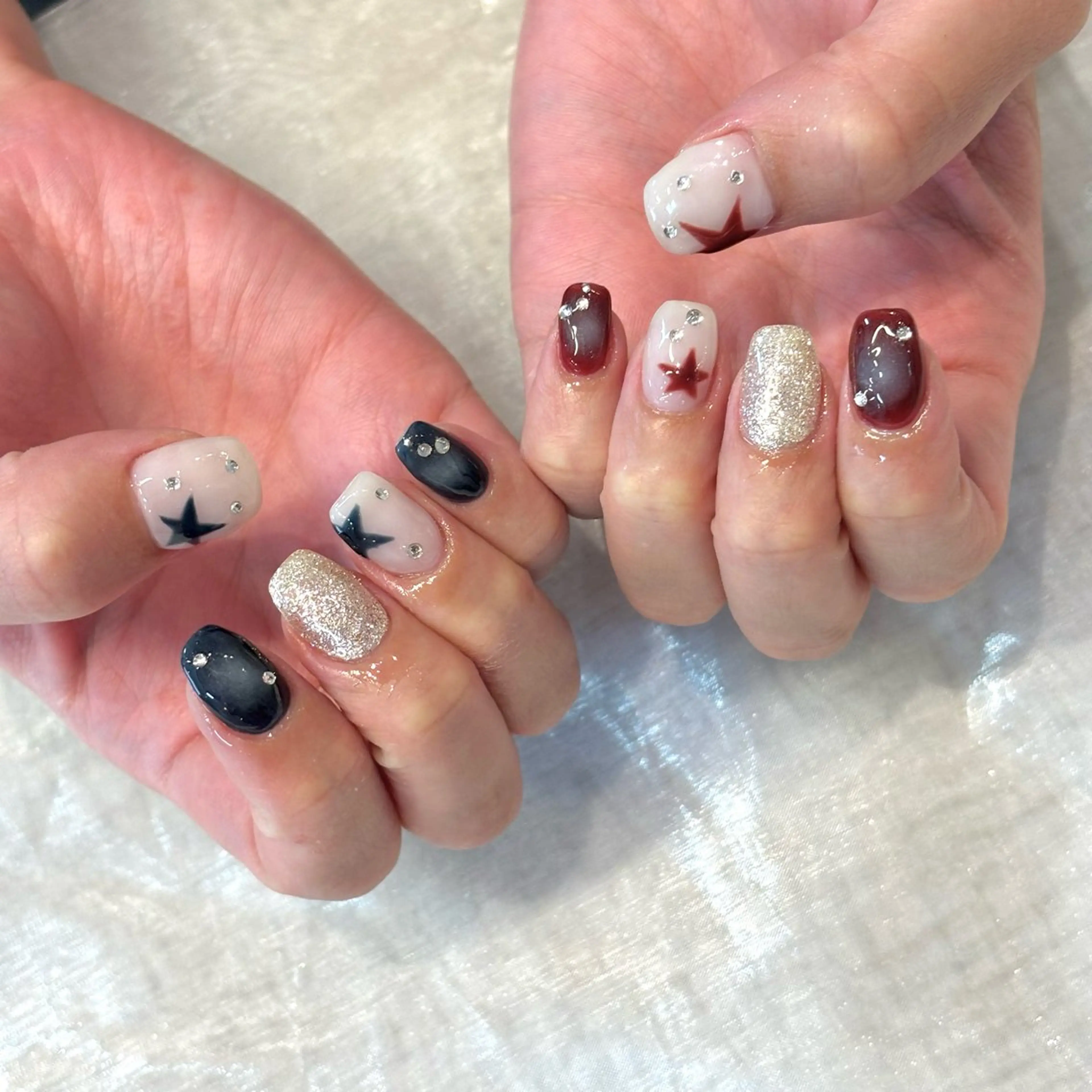 ネイル ジェルネイル 持ち込み ハンドネイル Chipie_ ayanoのネイルデザイン