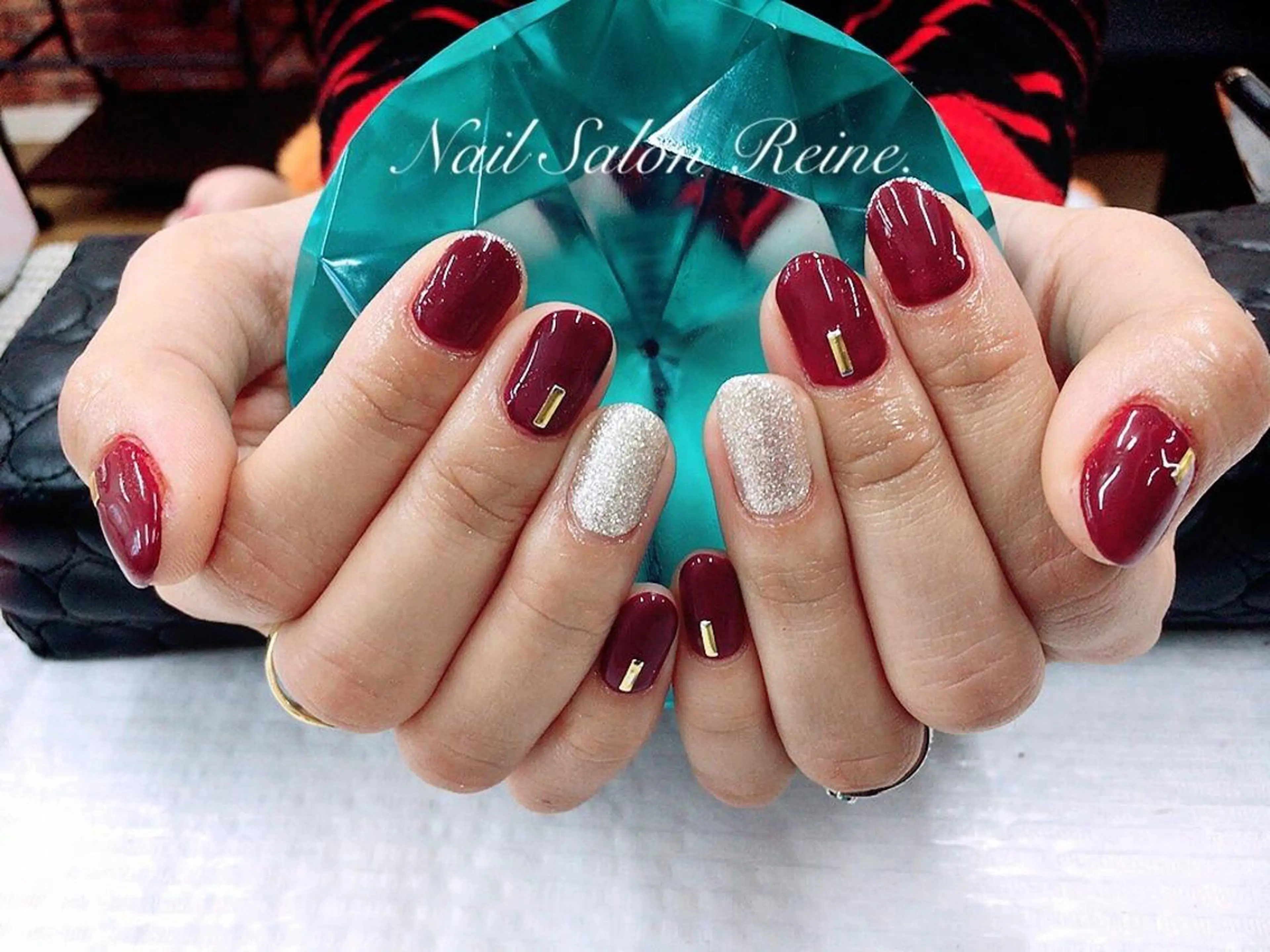 ネイル ボルドー Nailsalon Reine所属・玉栄 伶奈のネイルデザイン