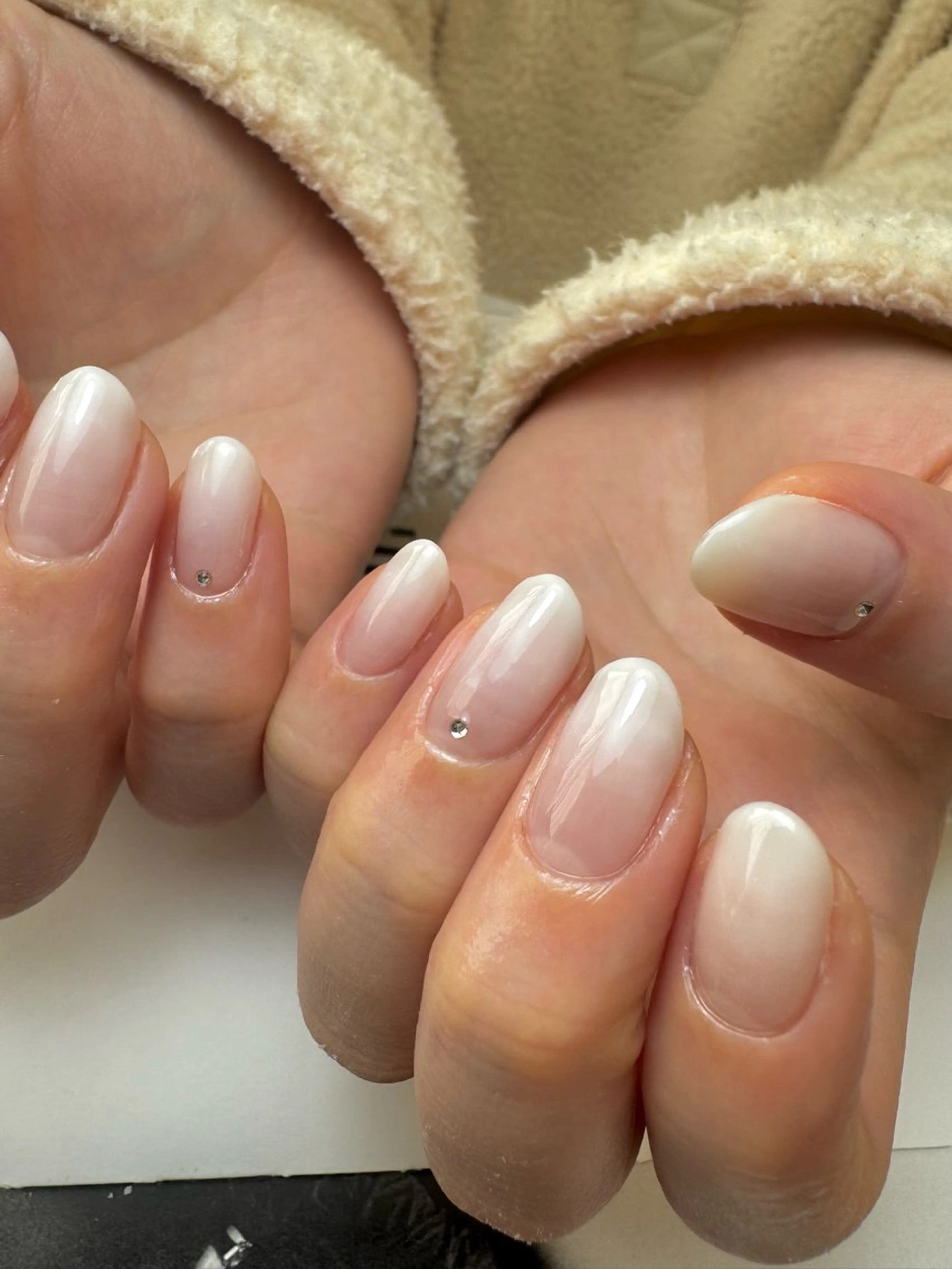 ネイル 冬ネイル 白日-hakubi nail-のネイルデザイン