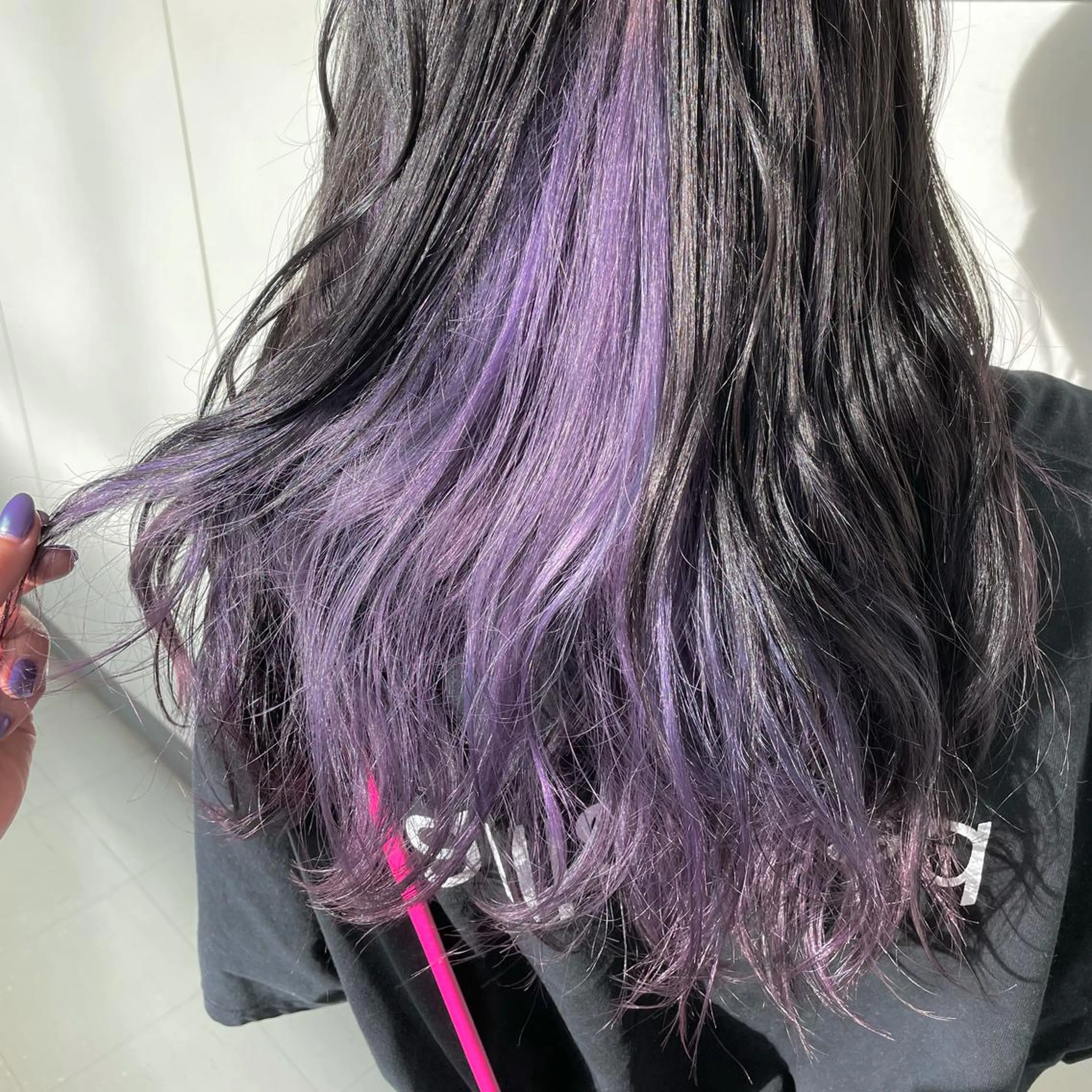 ロング カラー ヘアアレンジ ミストバング ブリーチ ケアブリーチ 透明感カラー デザインカラー カット ヘアカラー トリートメント maoブリーチ無し 似合わせカラーのヘアスタイル