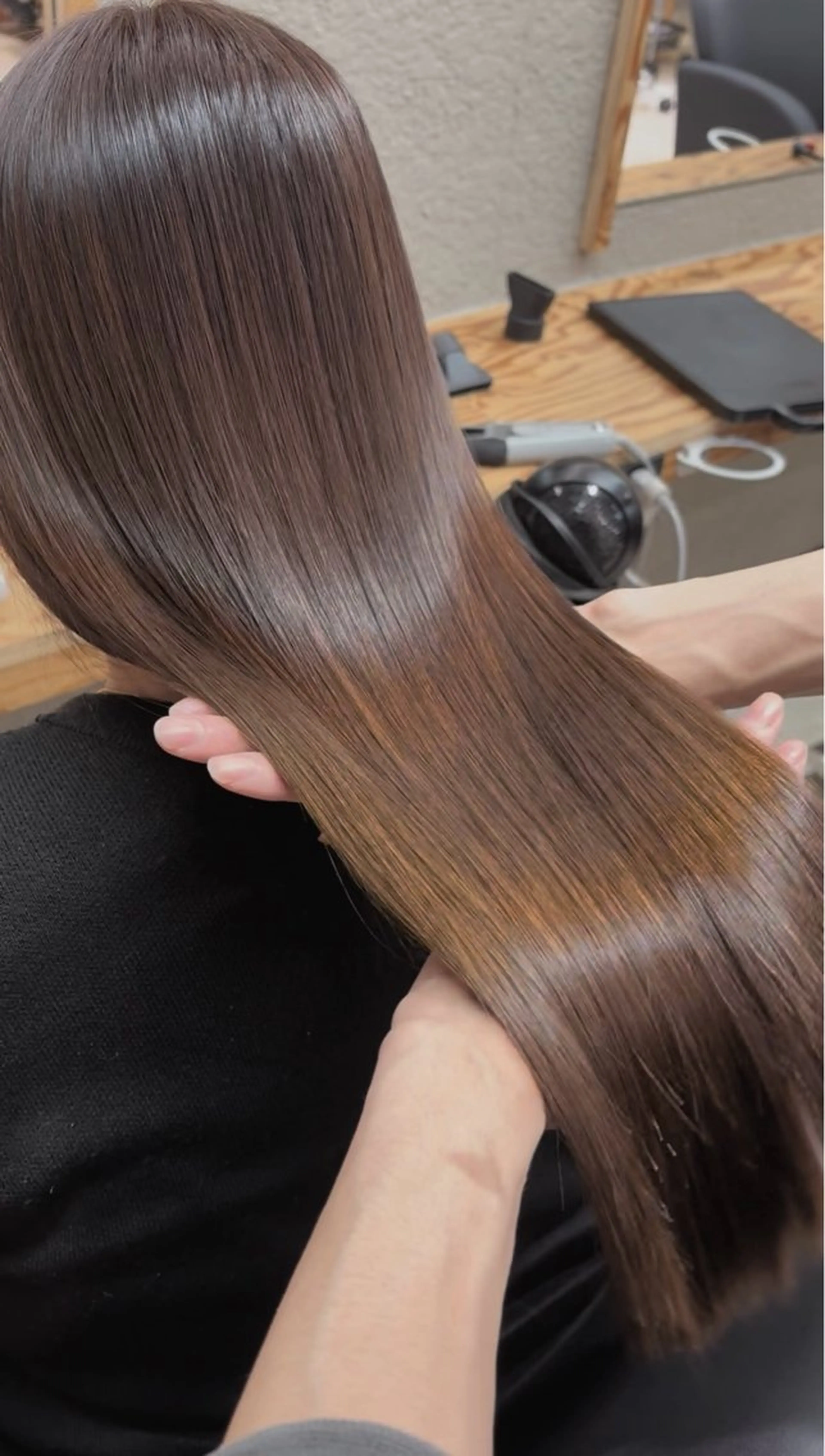 ロング カラー パーマ カット ヘアカラー 縮毛矯正 🫧艶髪/透明感🫧 EIGHT/丸山のヘアスタイル