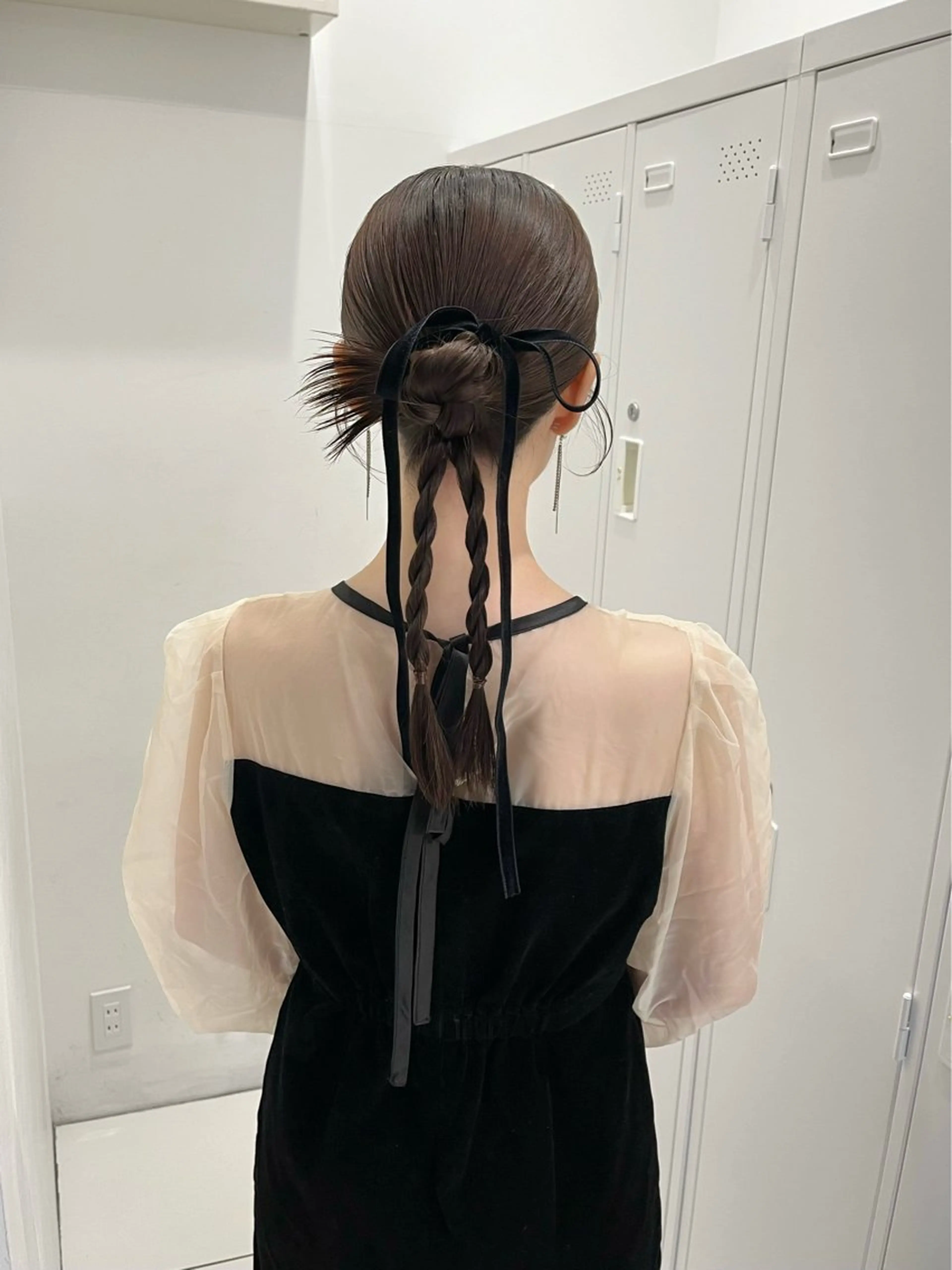 ヘアアレンジ 卒業式のヘアスタイル ヘアセット riko/レイヤー/ 艶カラー/ヘアセットのヘアスタイル