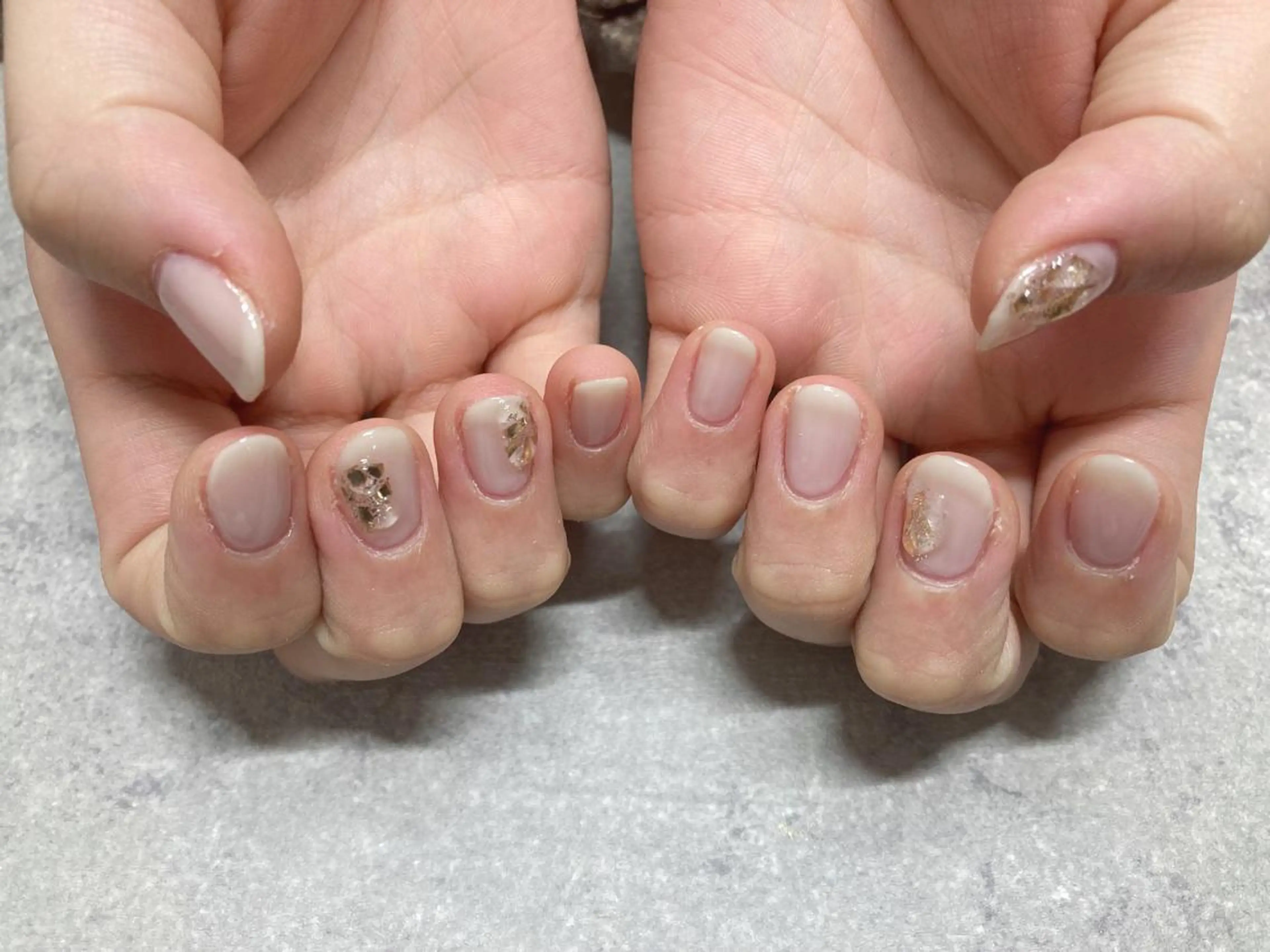 ネイル フットネイル ジェルネイル 韓国ネイル マグネットネイル ミラーネイル Mogu nail 二子玉川のネイルデザイン