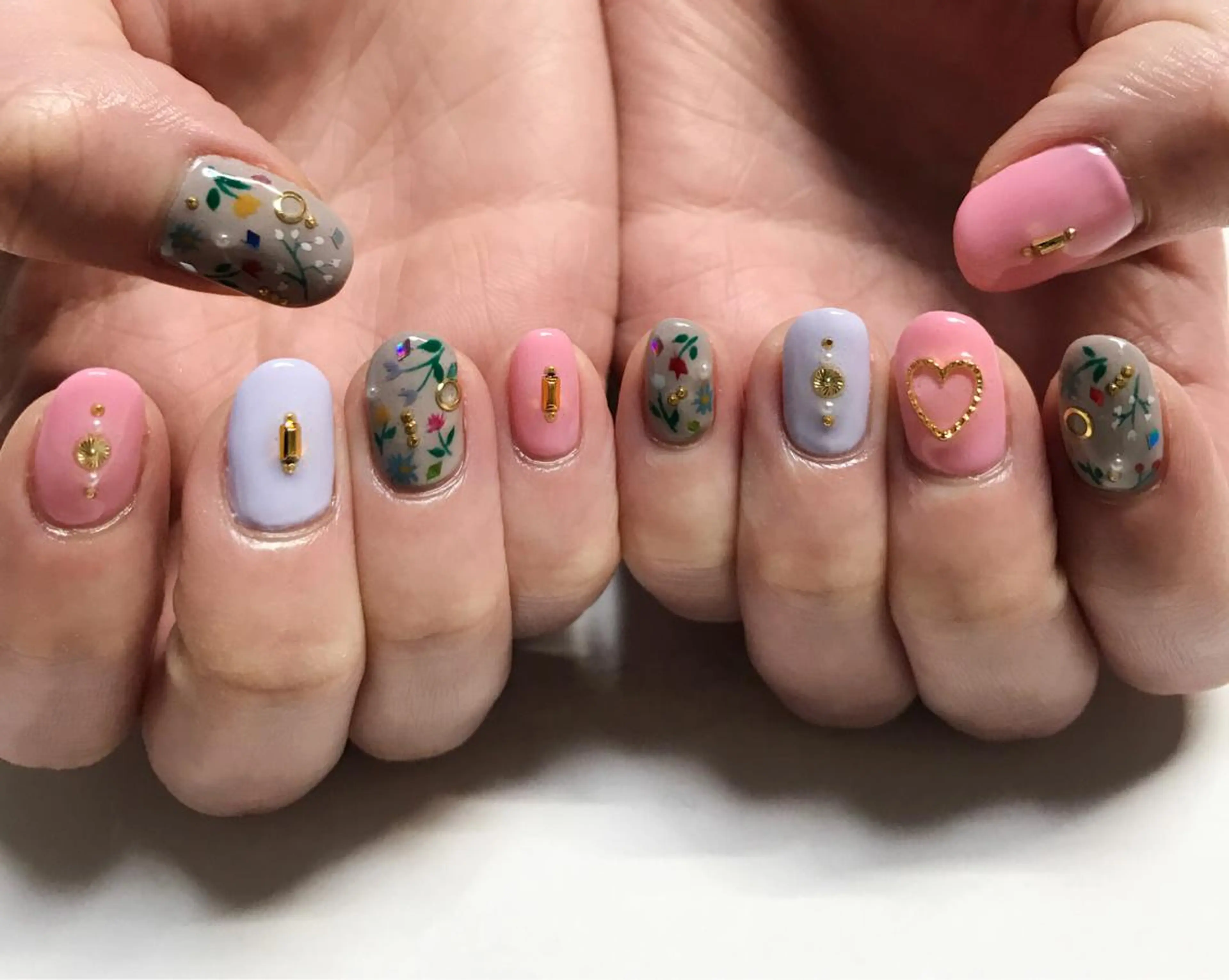 ネイル アートネイル nail salon en familleのネイルデザイン