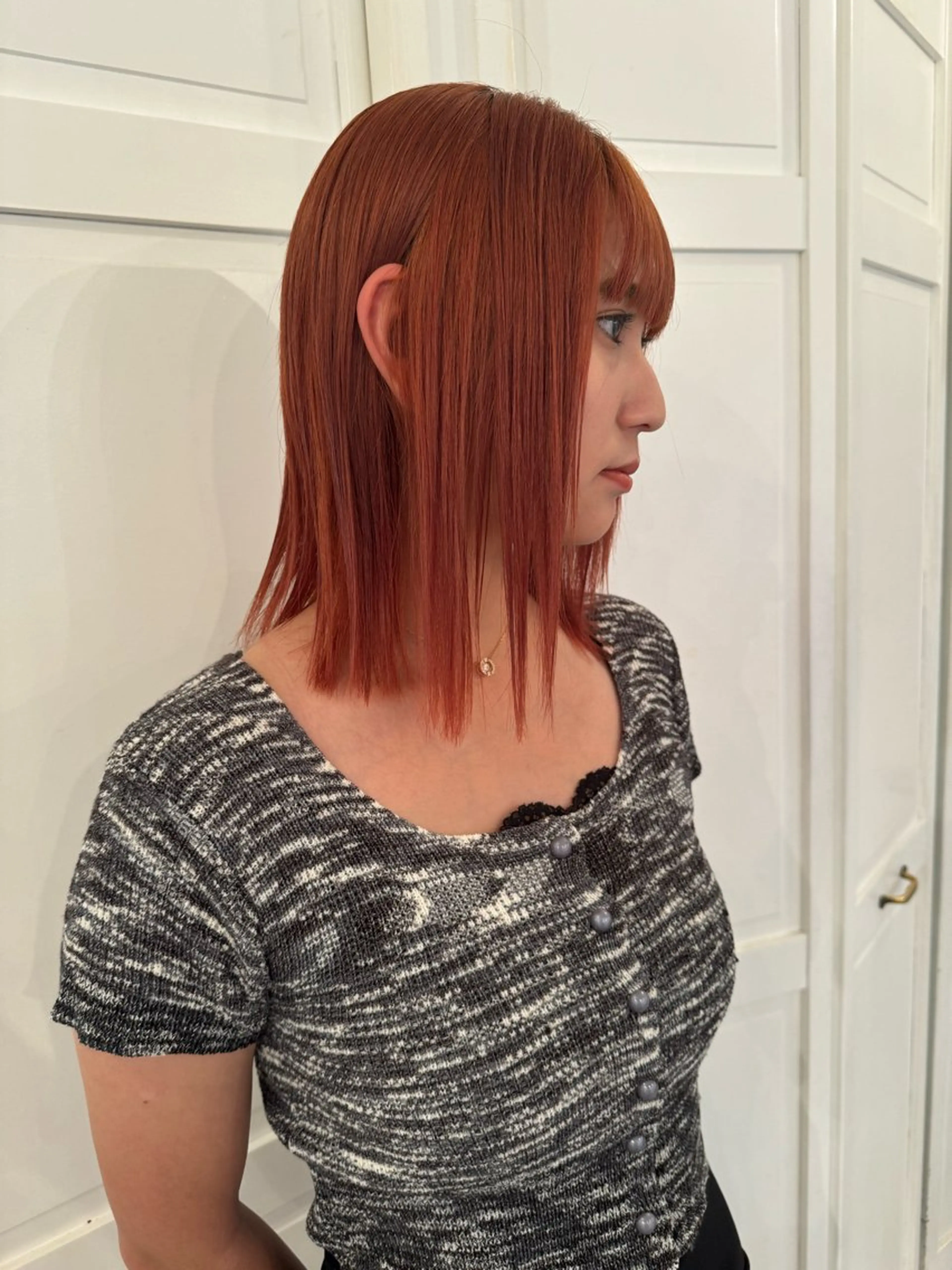 カラー ヘアカラー ブリーチカラー🎀 韓国風/寺門美優のヘアスタイル