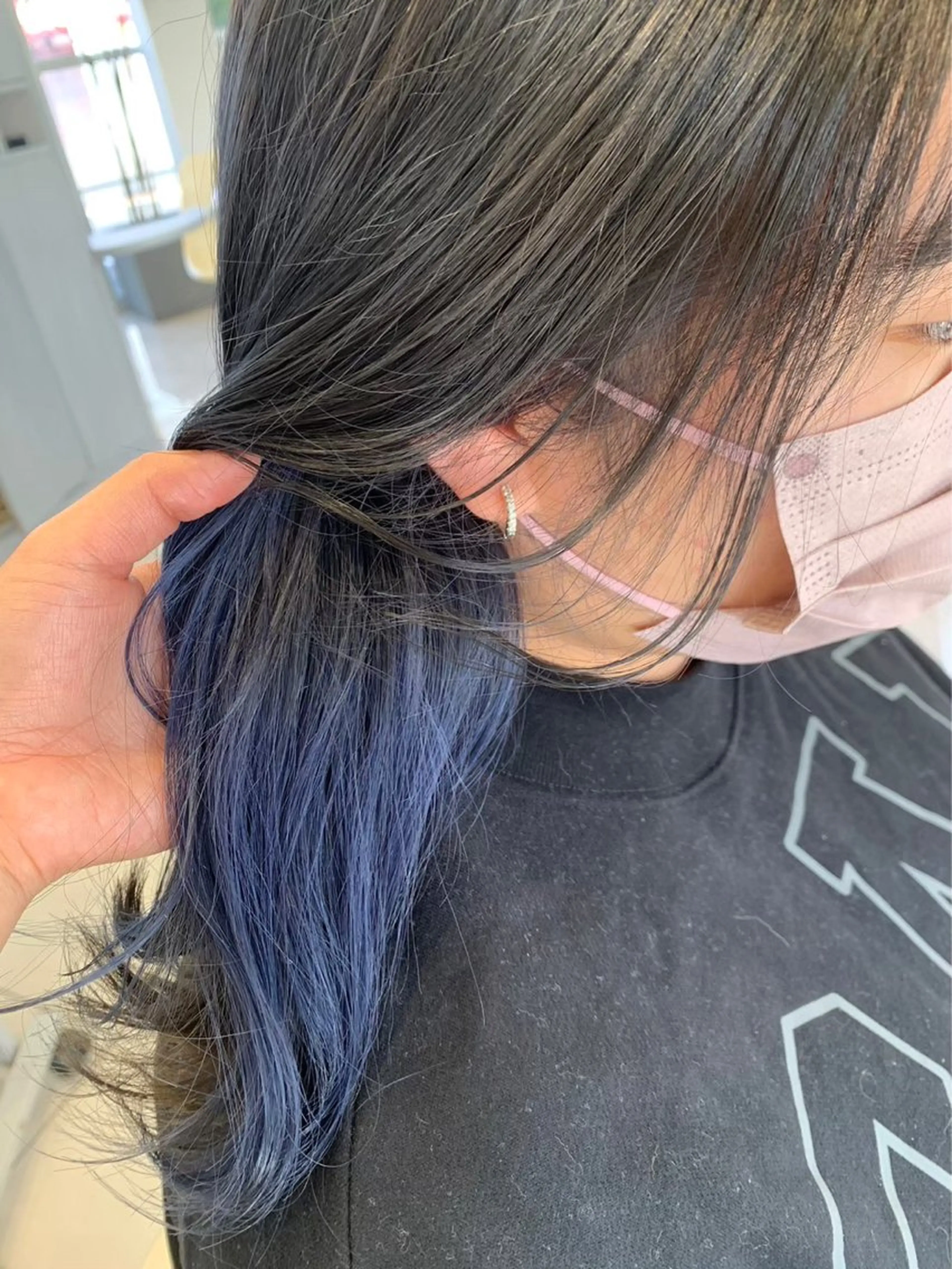 ミディアム カラー 艶カラー/縮毛矯正 /𝐒𝐚𝐤𝐢のヘアスタイル