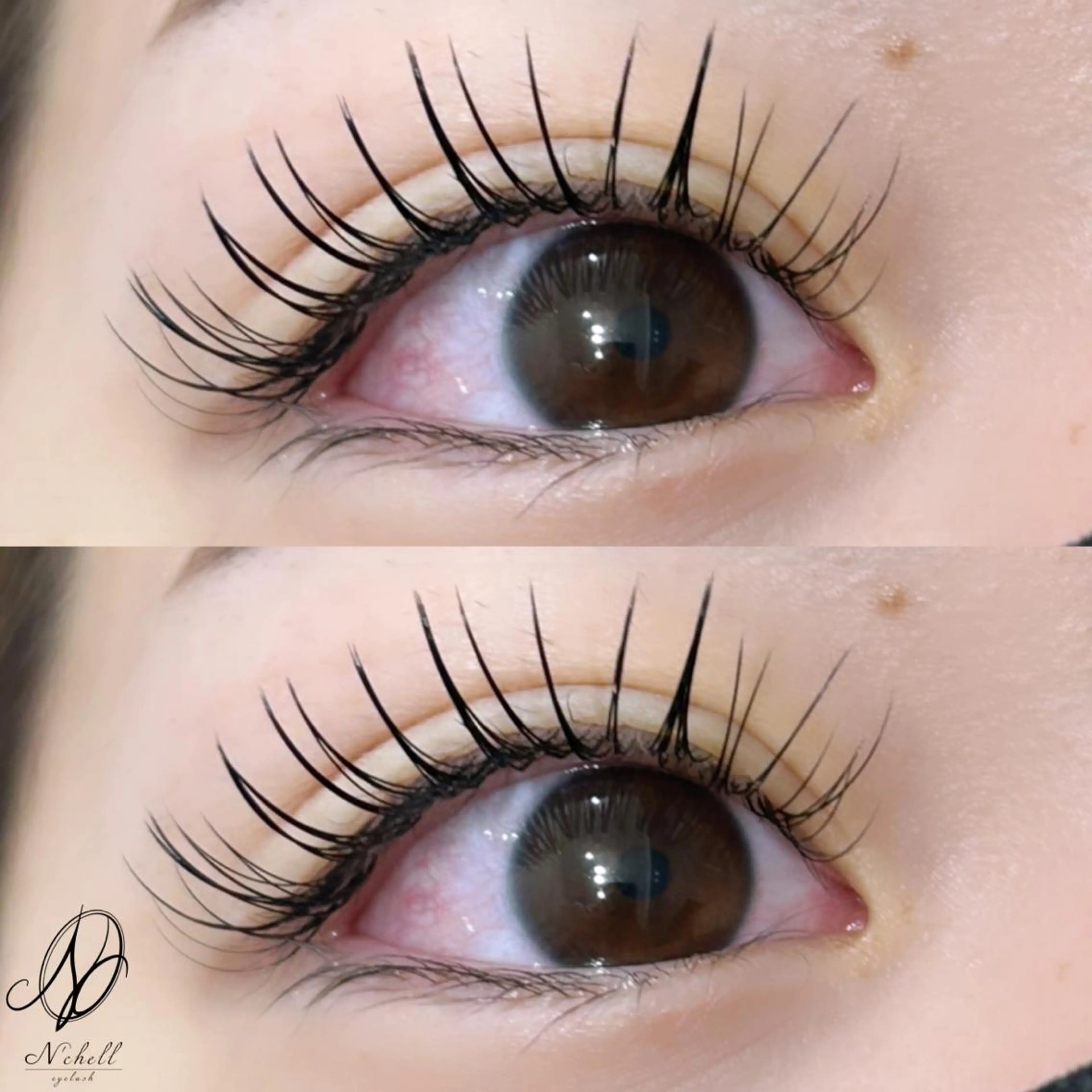 マツエク・マツパ 付け放題 フラットラッシュ マツエク 大阪梅田 ナシェル Kako🦋のマツエク・マツパデザイン