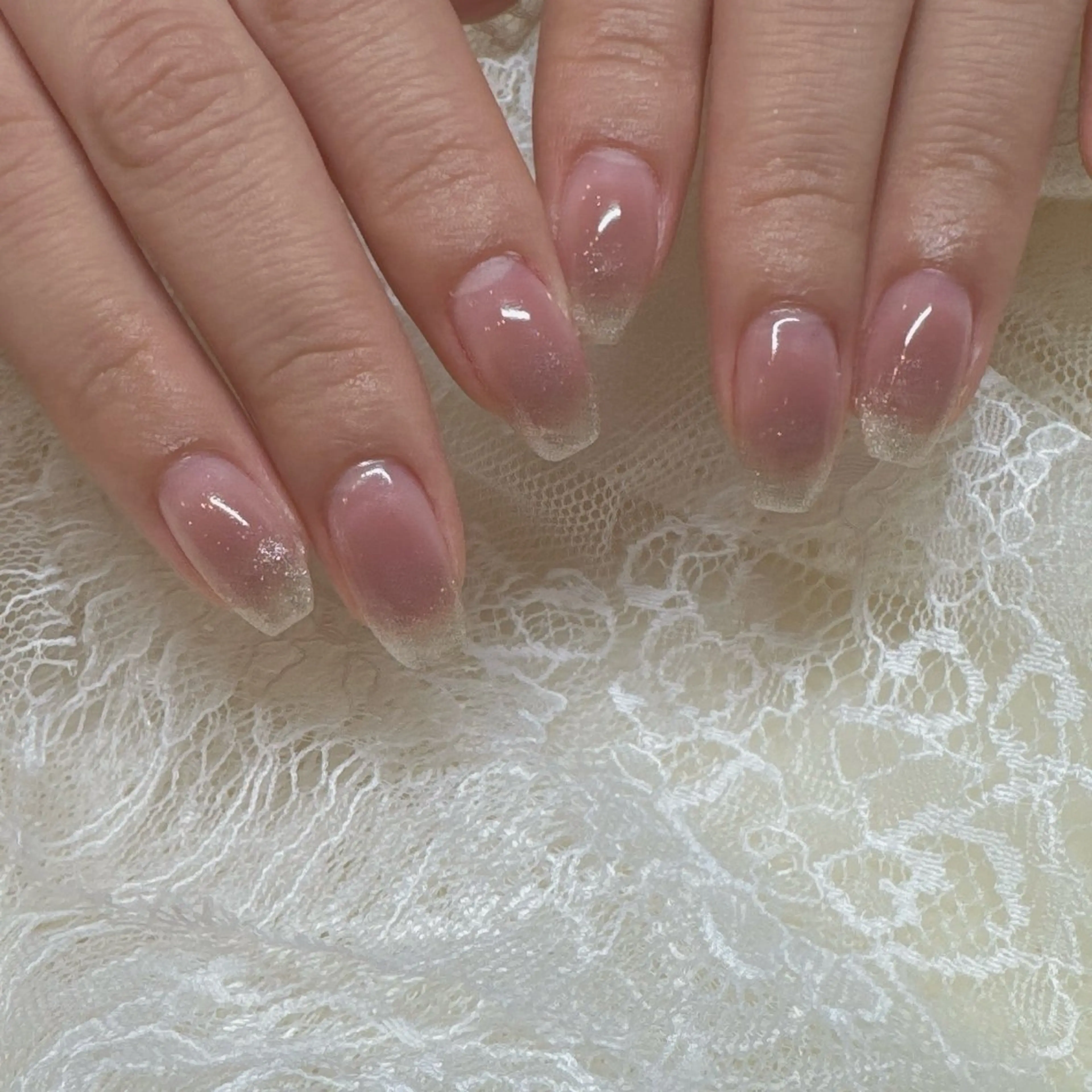 ネイル ハンドネイル 韓国ネイル/ワンホン ネイル🎀表参道3分のネイルデザイン