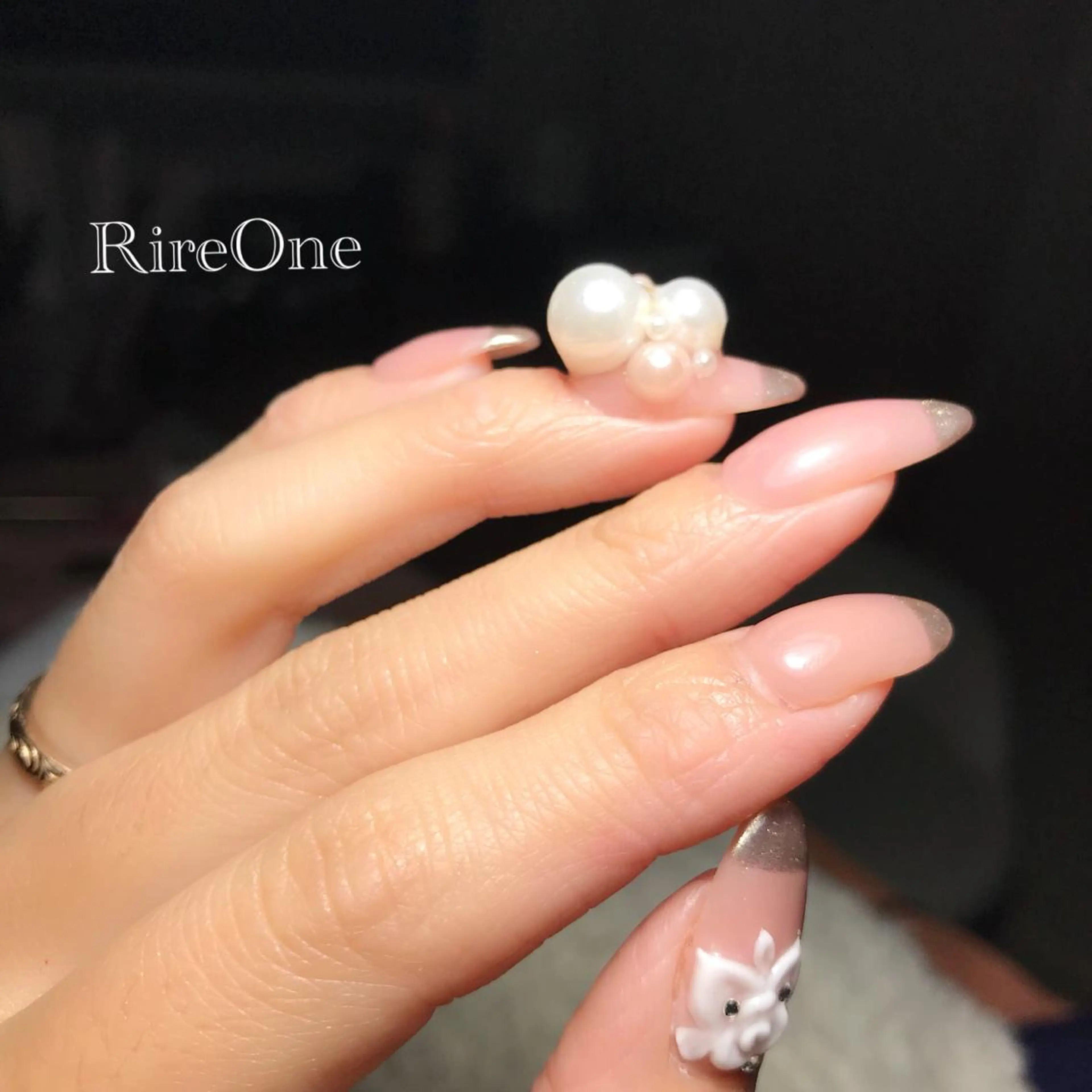 ネイル フレンチネイル ミラーネイル RireOne ~リルワン~のネイルデザイン