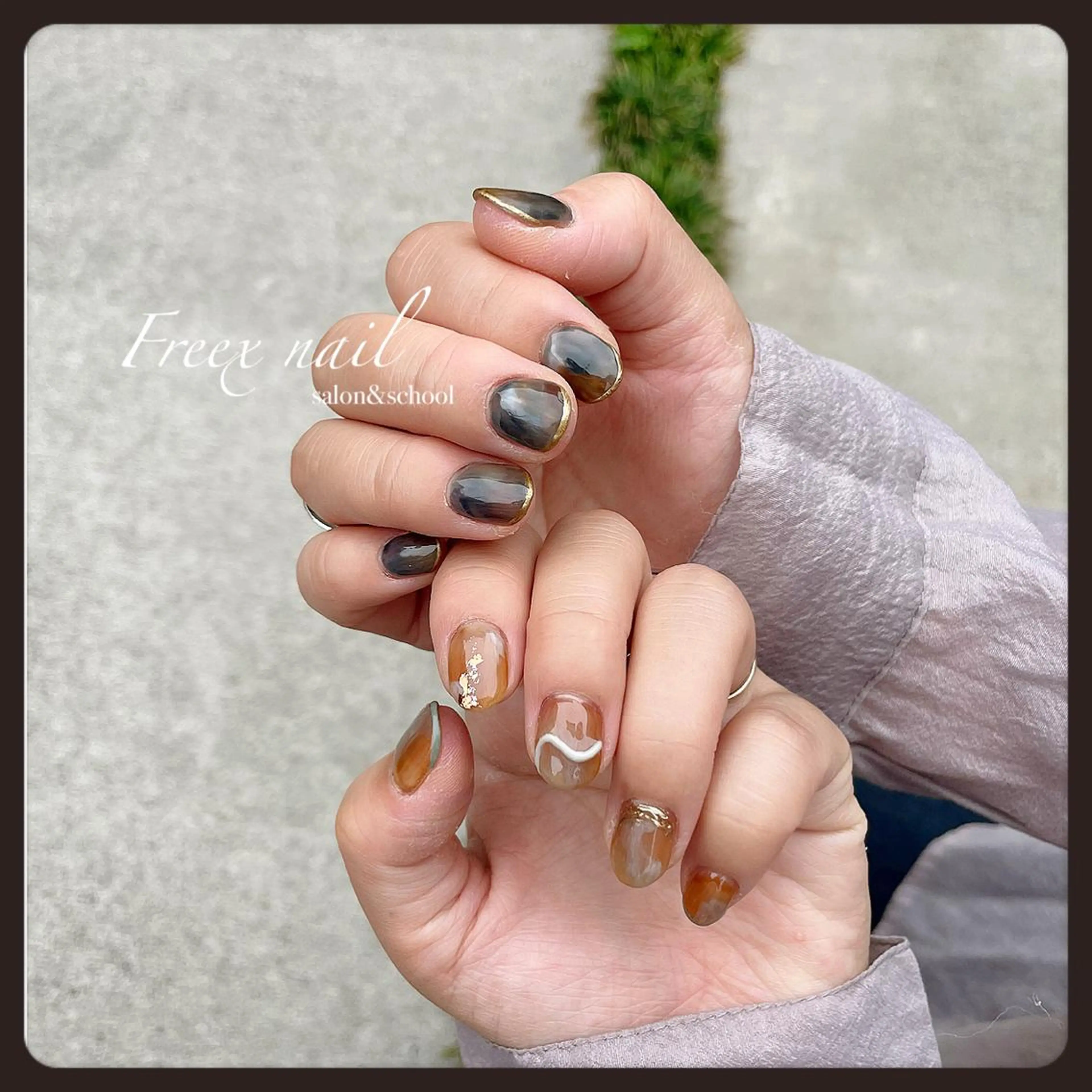 ネイル Freex nail所属・freex nail /ニュアンス/個性派のネイルデザイン