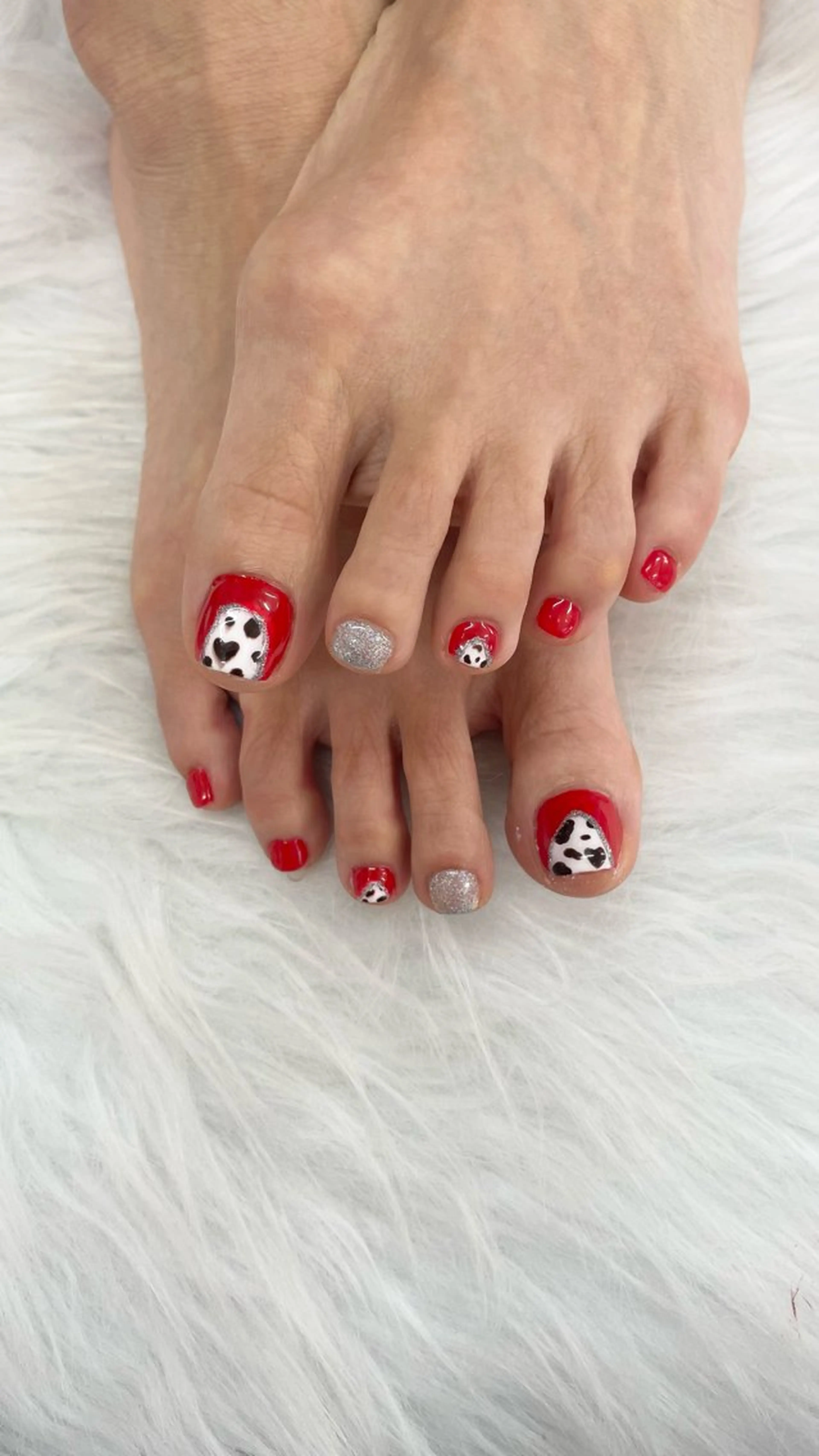 🩷ご新規様🩷オフ込み定額デザインフットネイル🐾4,400円の写真