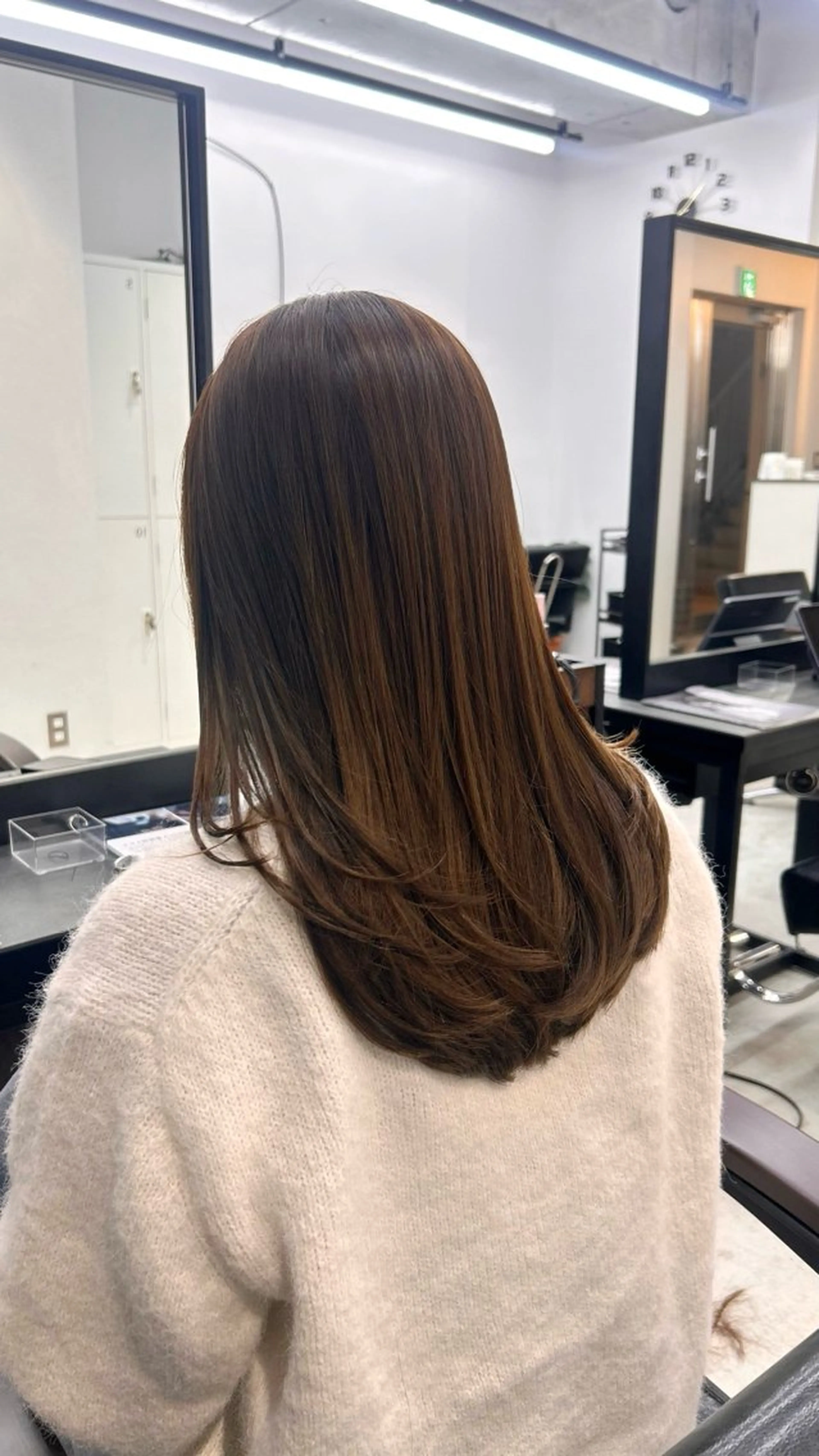 セミロング ボブ/暖色カラー 🎧 kei 🎀のヘアスタイル