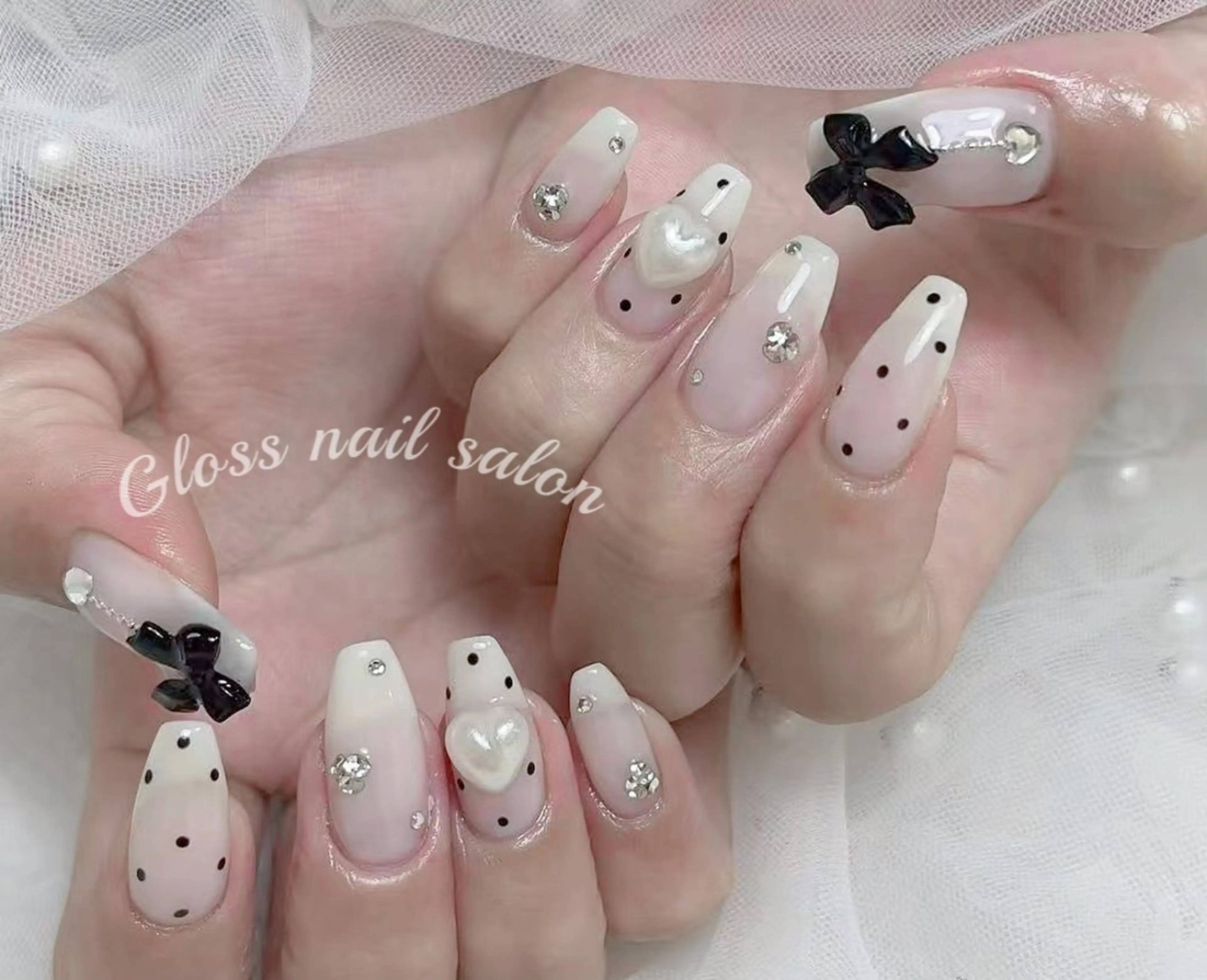 ネイル Gloss nail モデル募集中のネイルデザイン