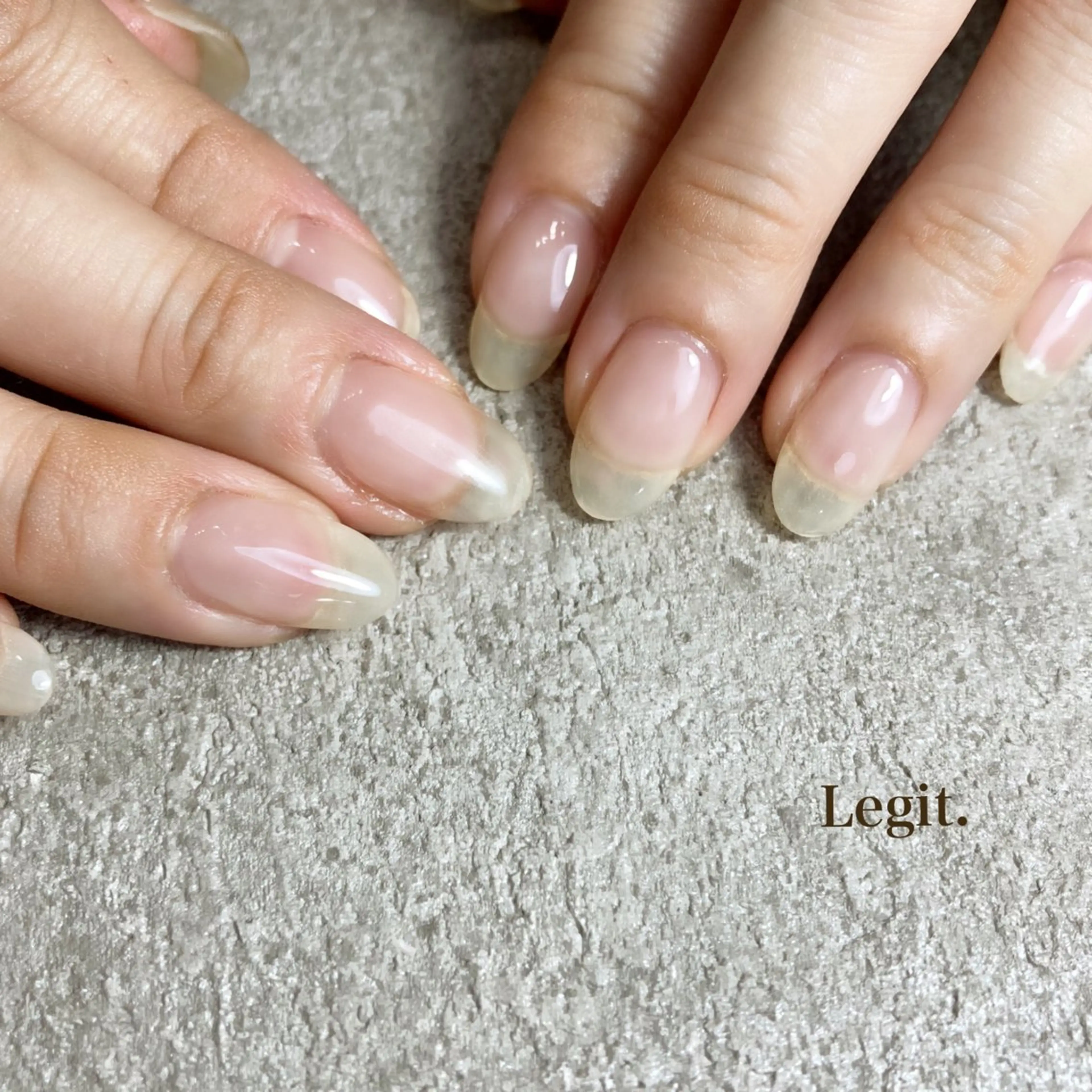 ネイル クリアネイル ジェルネイル Legit nail salonのネイルデザイン