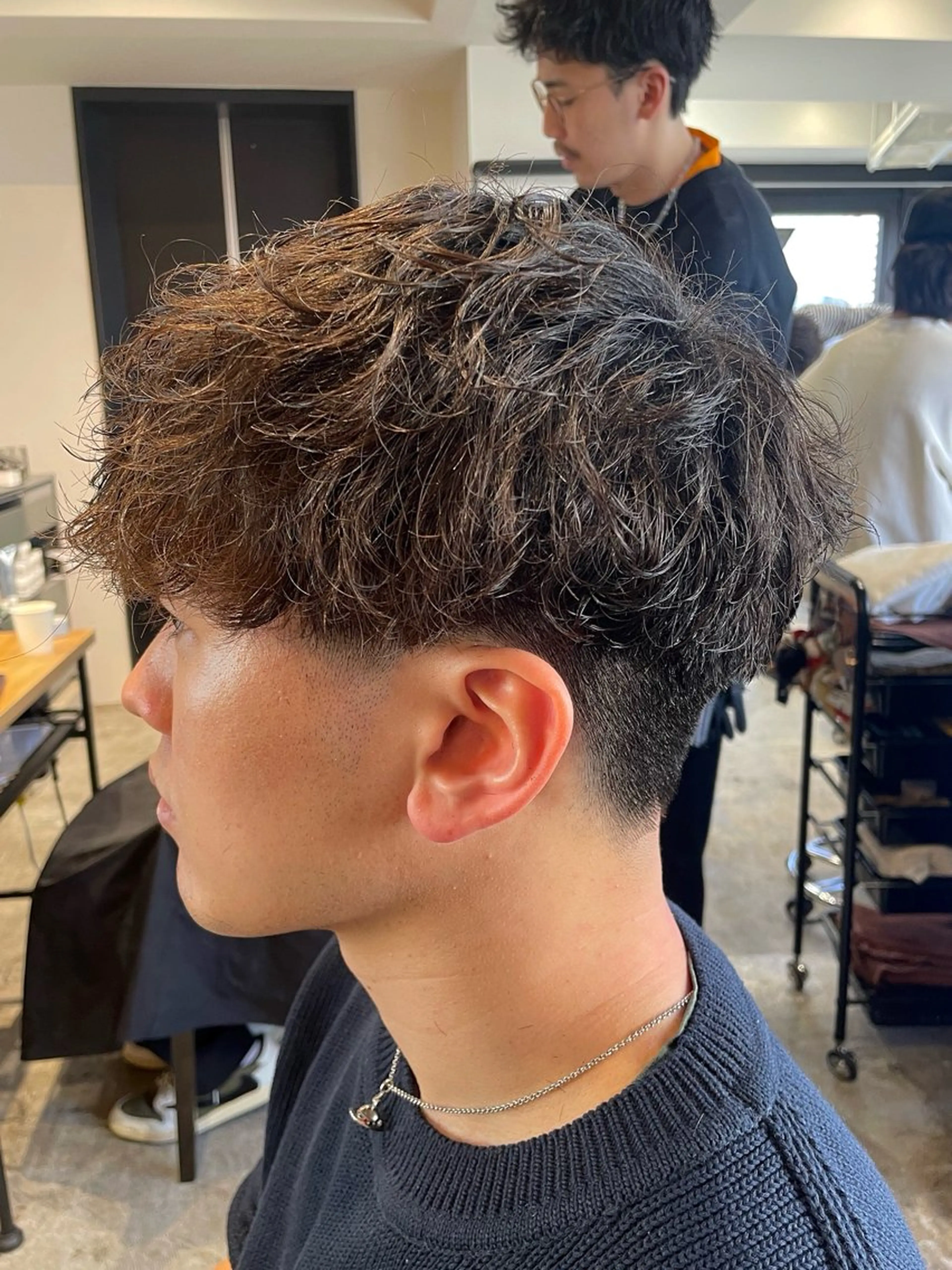 ショート メンズパーマ梅田 ・川副史晶のヘアスタイル