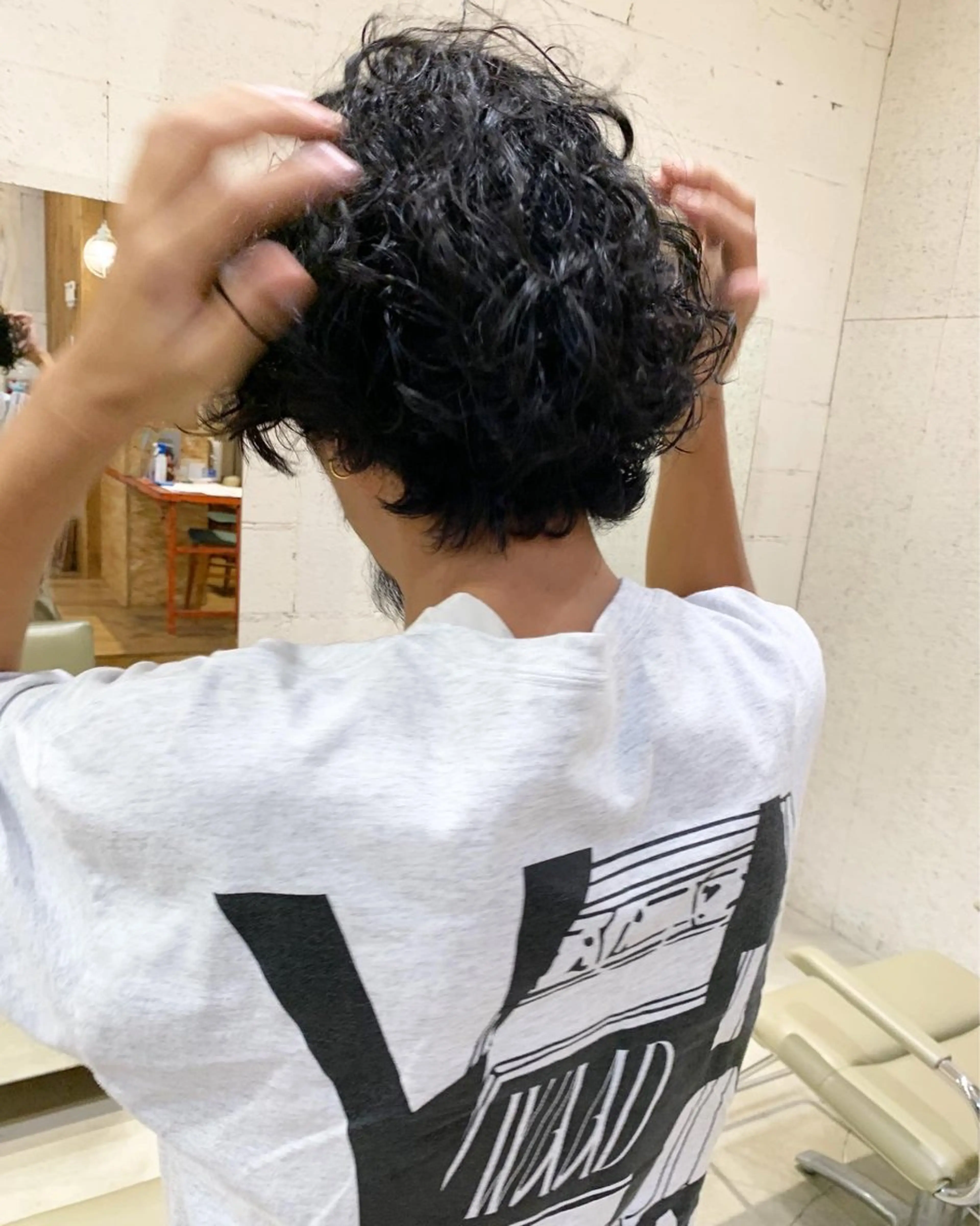 ミディアム パーマ 【takk】 ナカヤママサヨシのヘアスタイル