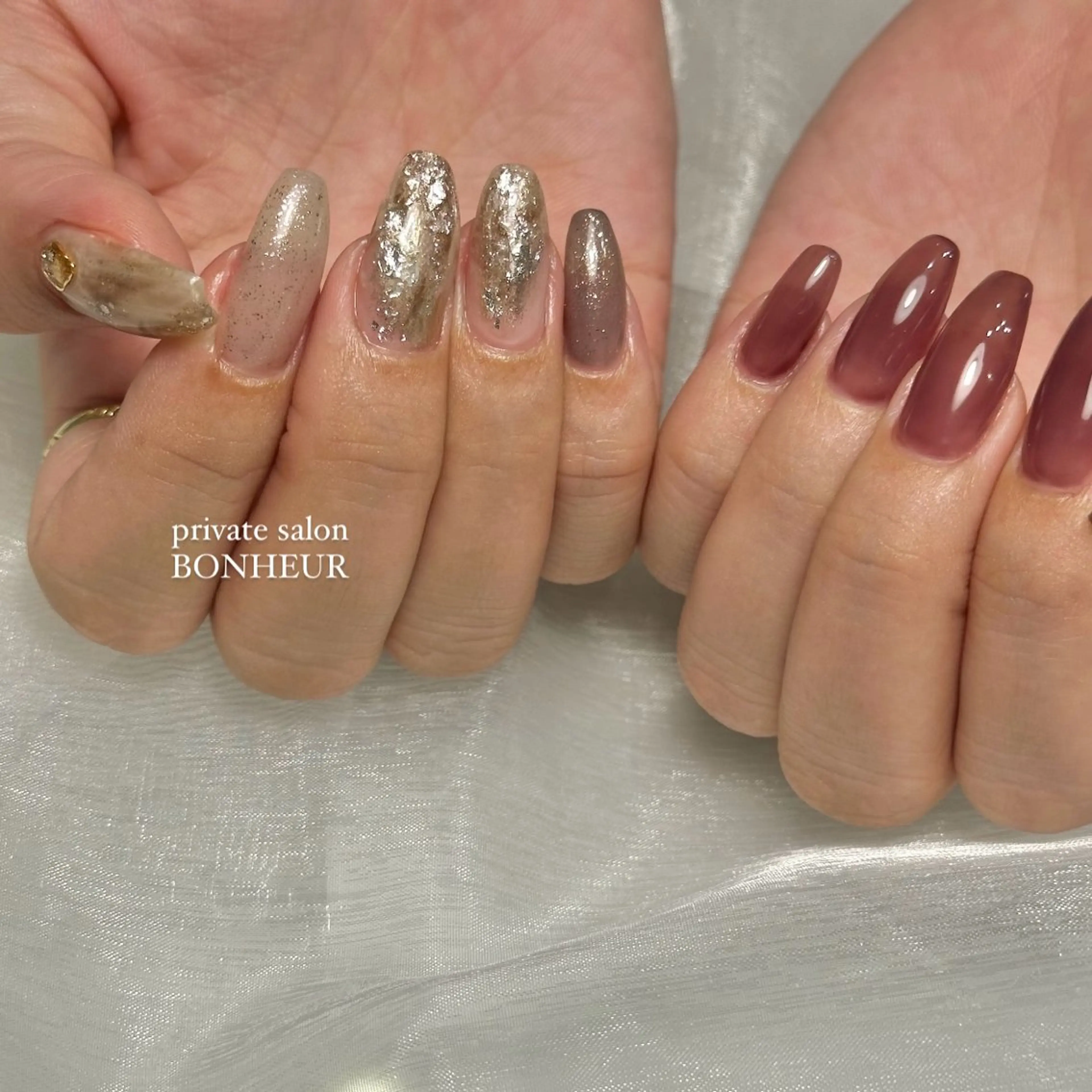 ネイル ハンドネイル BONHEUR Annaのネイルデザイン