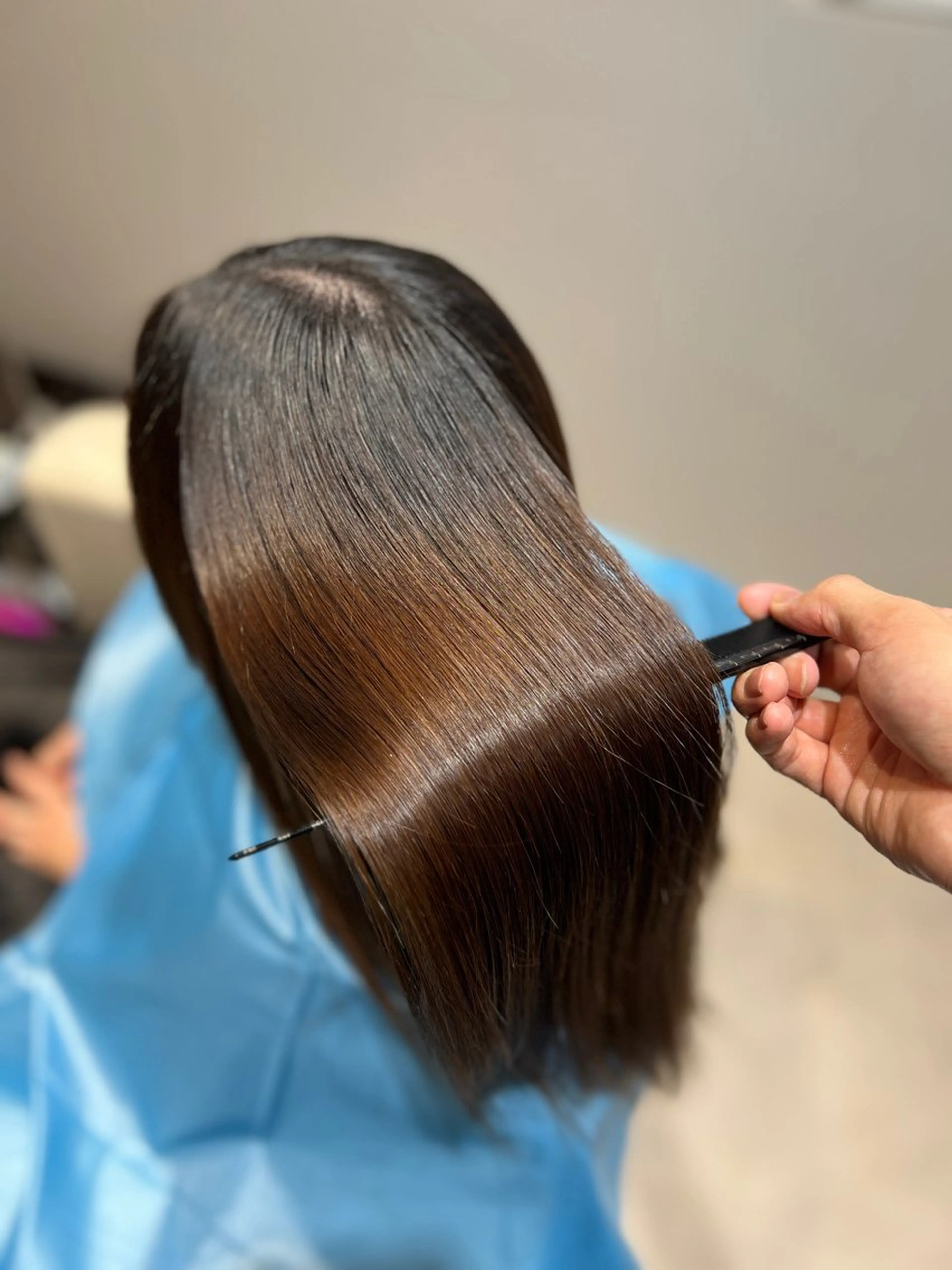 ロング Salowin銀座suite店所属・美髪縮毛矯正/髪質 改善カラー/寺倉海人のヘアスタイル