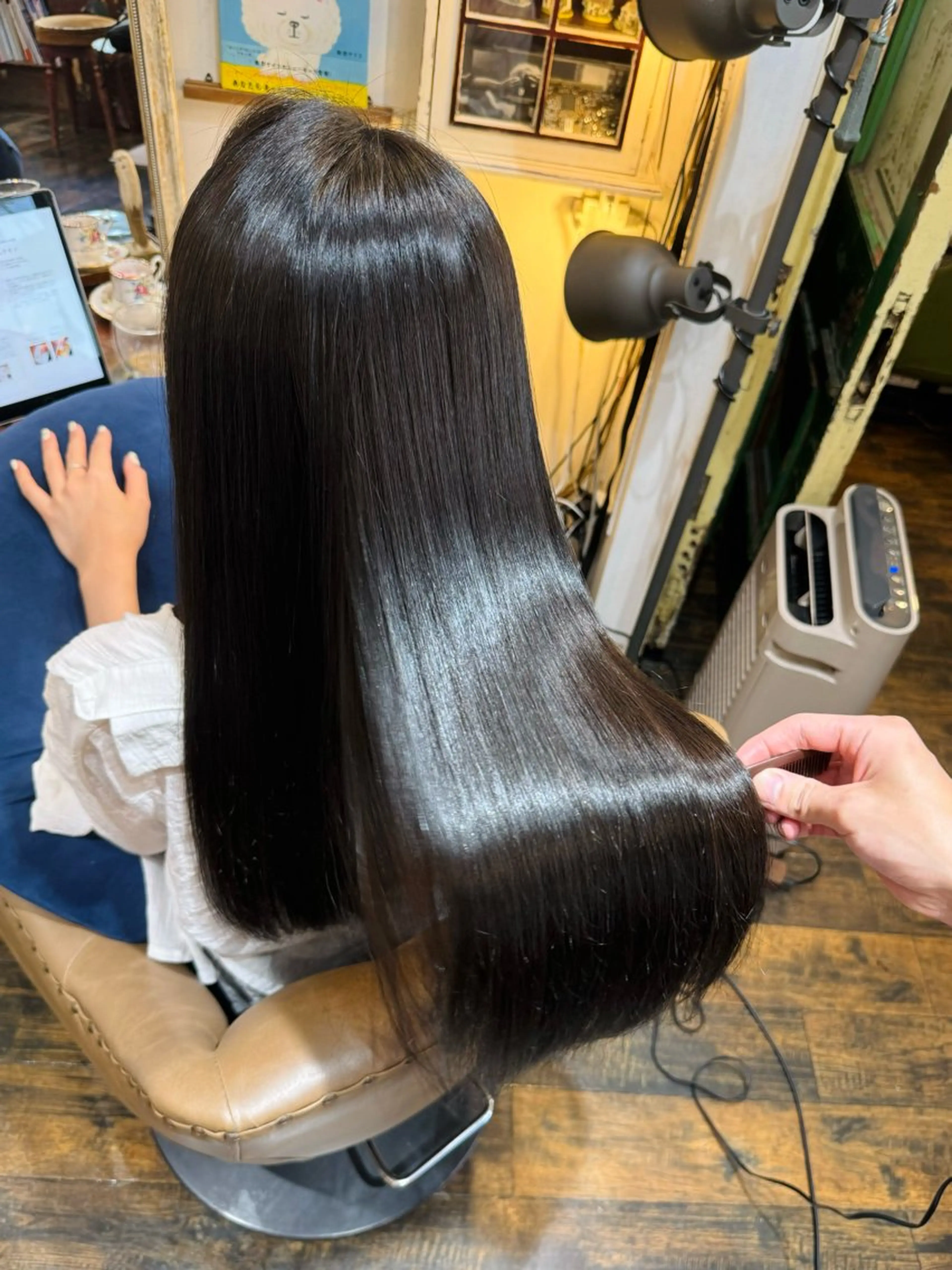 ロング カラー 髪質改善 飯田 実歩(じっぽ)のヘアスタイル