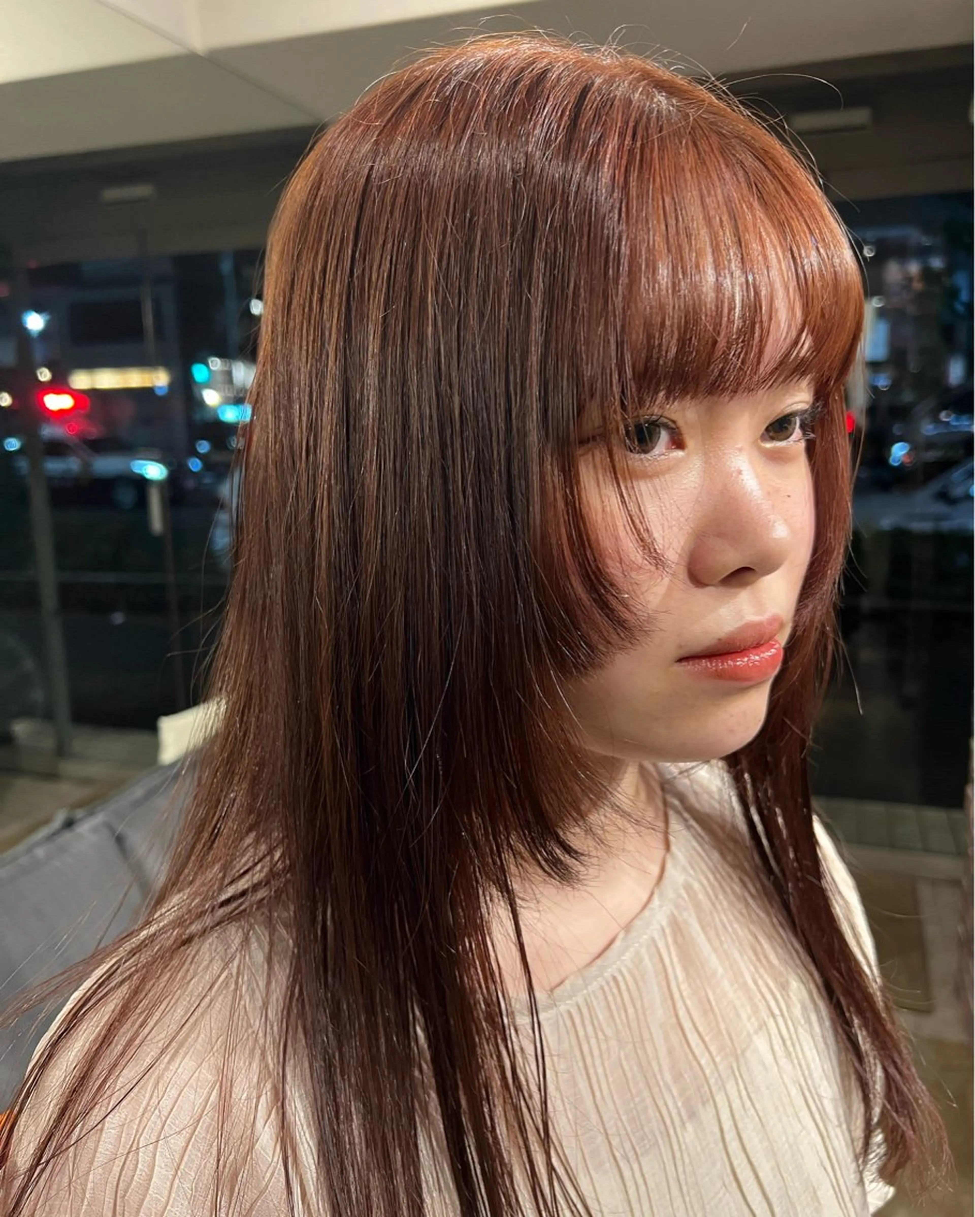 ロング 姫カット カット 似合わせショート/ パーマ‪/表参道のヘアスタイル