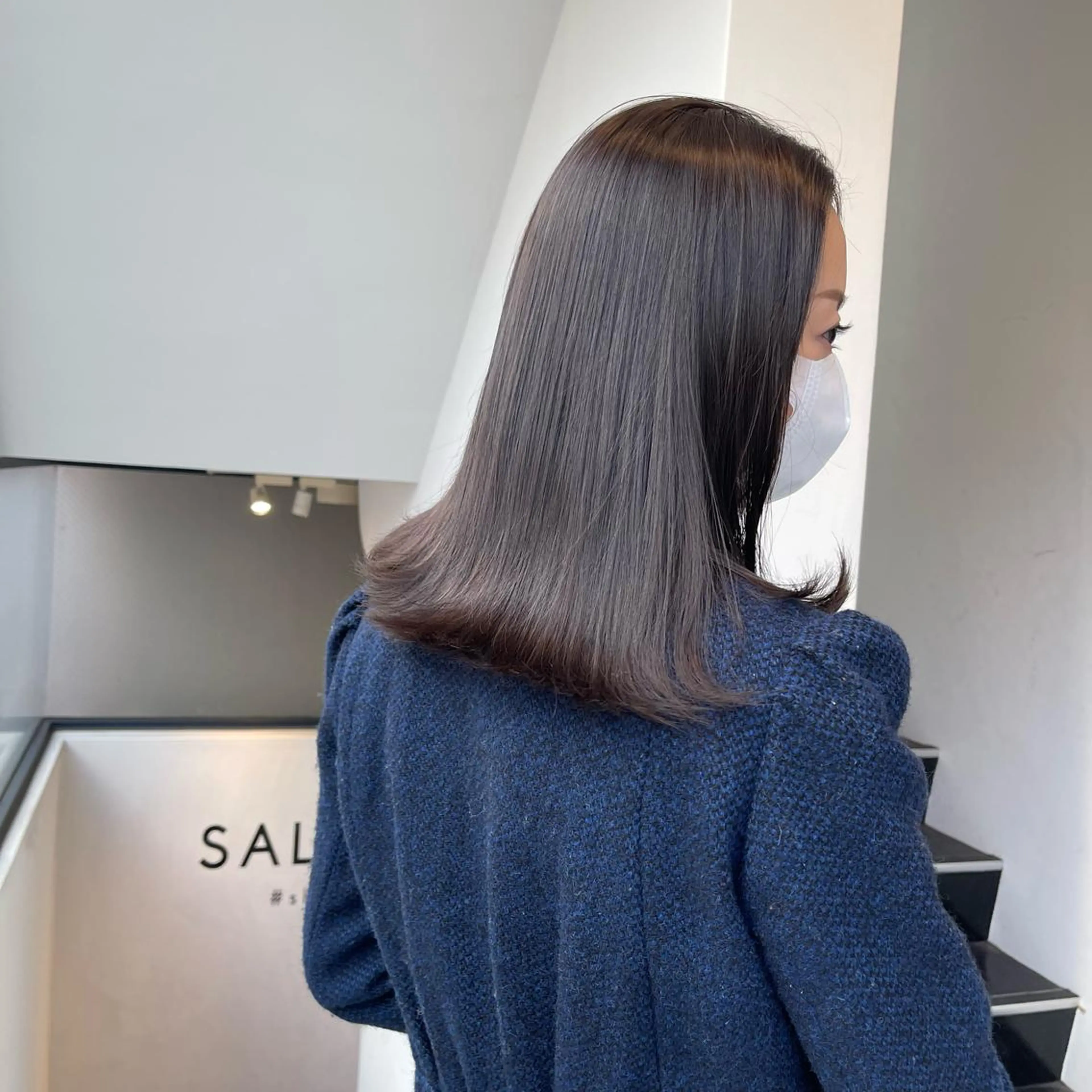 セミロング カラー 髪質改善 MURANAKA RYOのヘアスタイル