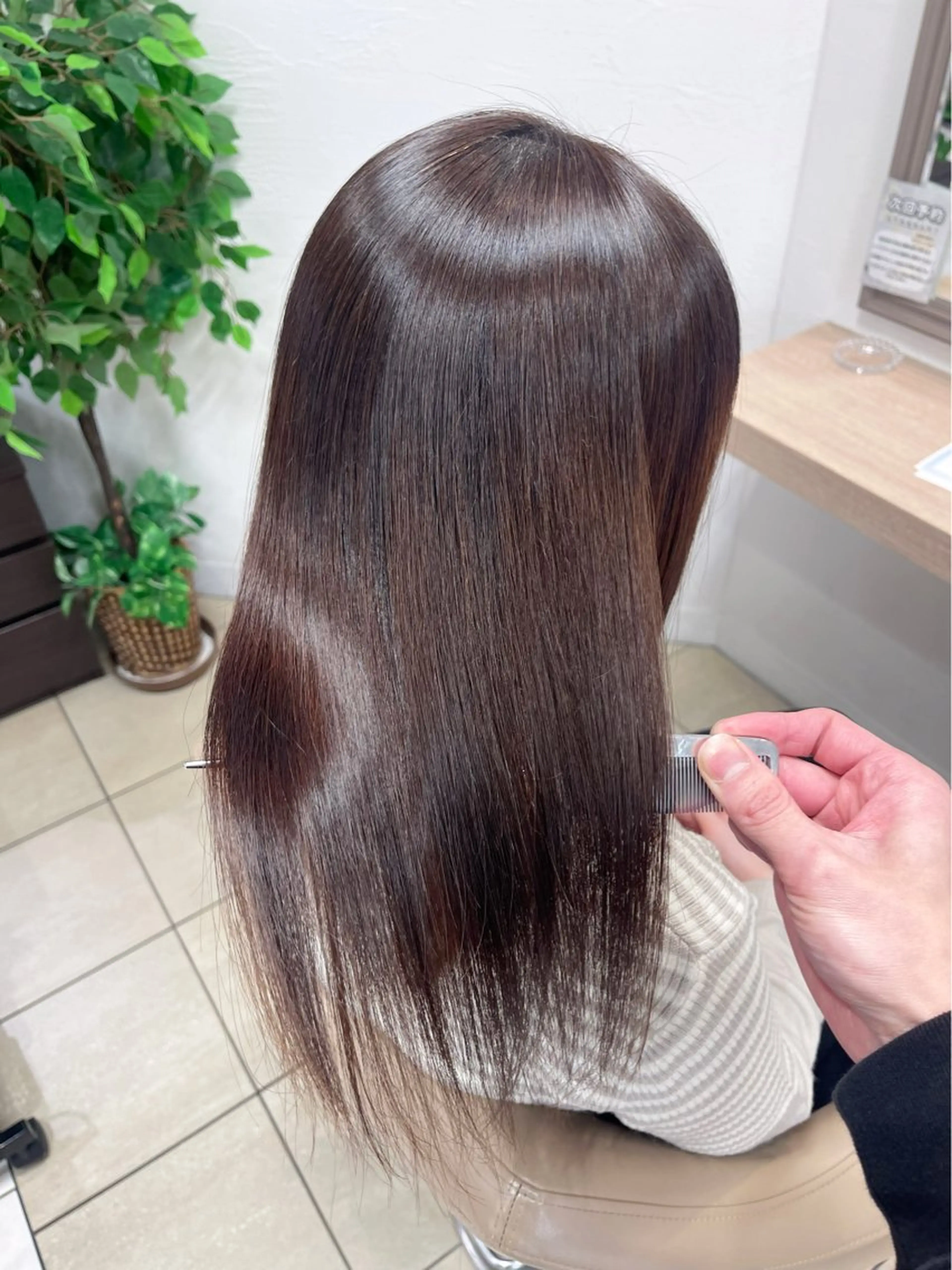 セミロング Ash国立店 池田勇一”のヘアスタイル