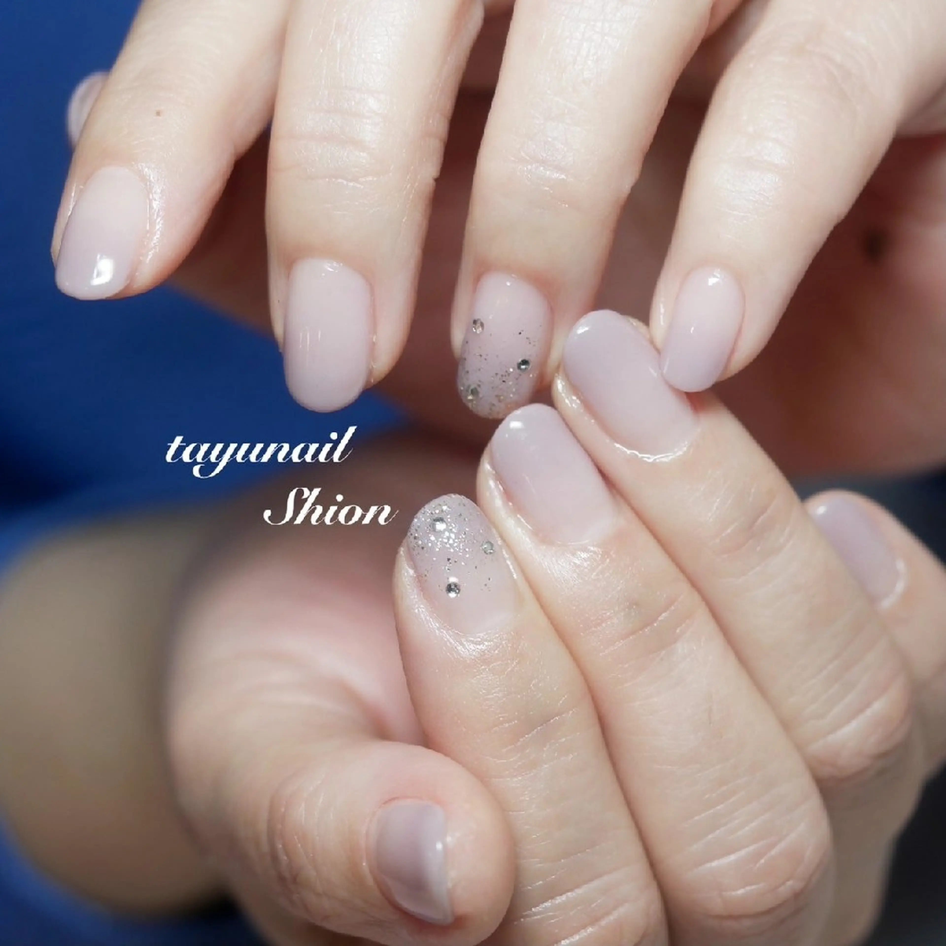 ネイル ジェルネイル グラデーション パラジェル シンプルネイル 冬ネイル ネイルサロン・ネイルスクール たゆnail所属・ネイルサロン 【たゆnail】のネイルデザイン