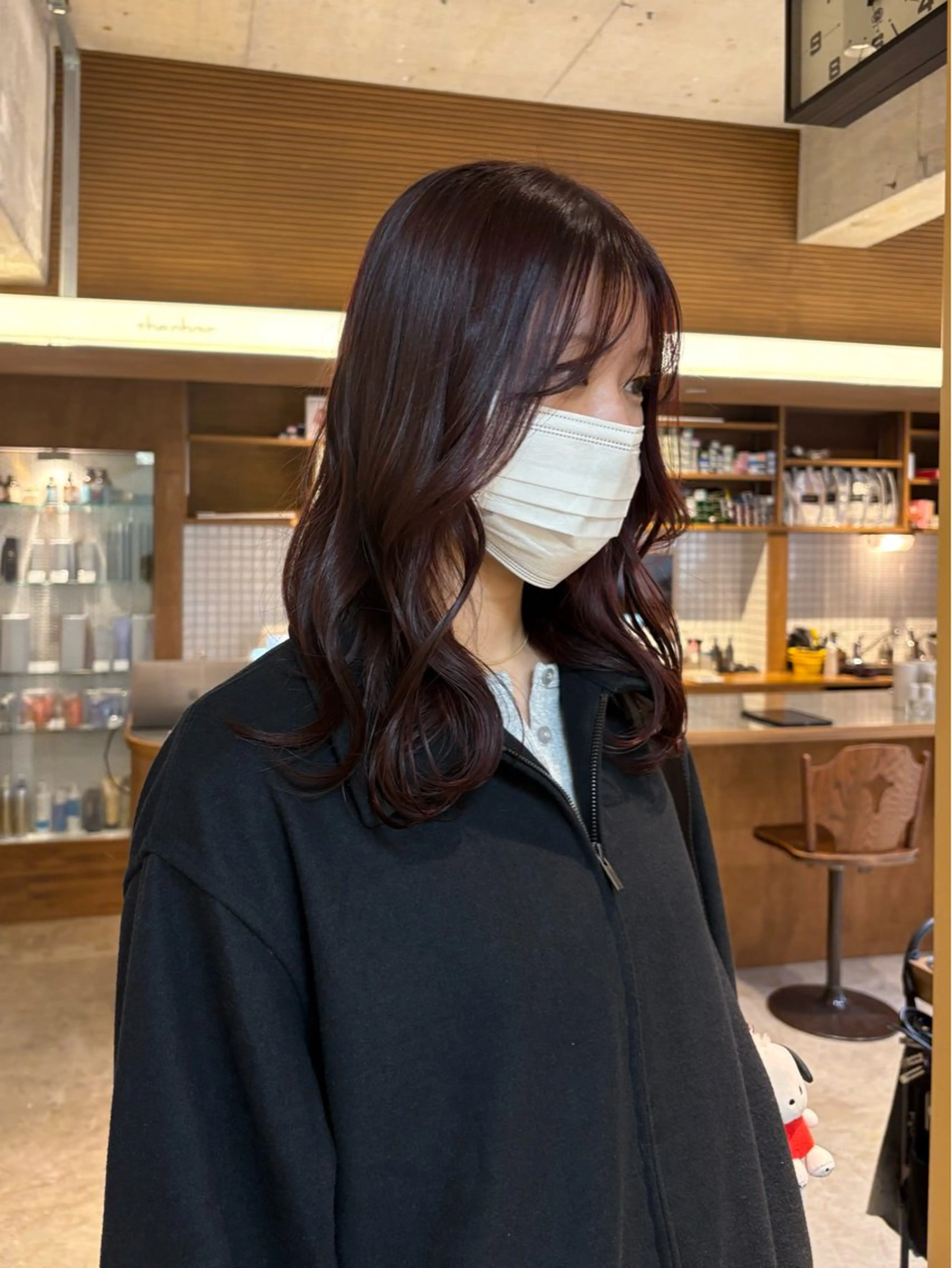 セミロング カラー ヘアカラー 名駅/カラーモデル/ masaki⠀のヘアスタイル