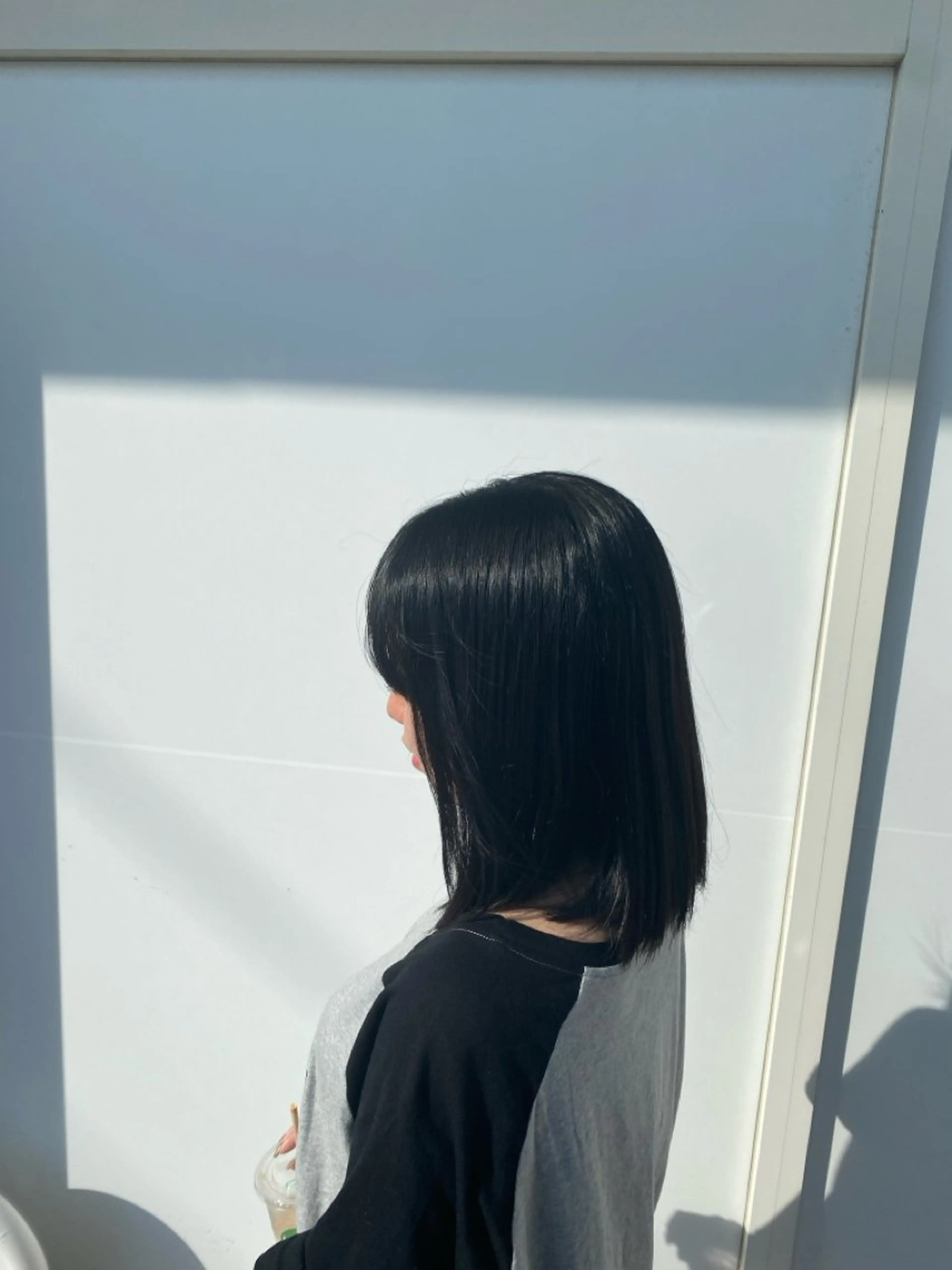 ミディアム カラー 宮﨑 まりあのヘアスタイル