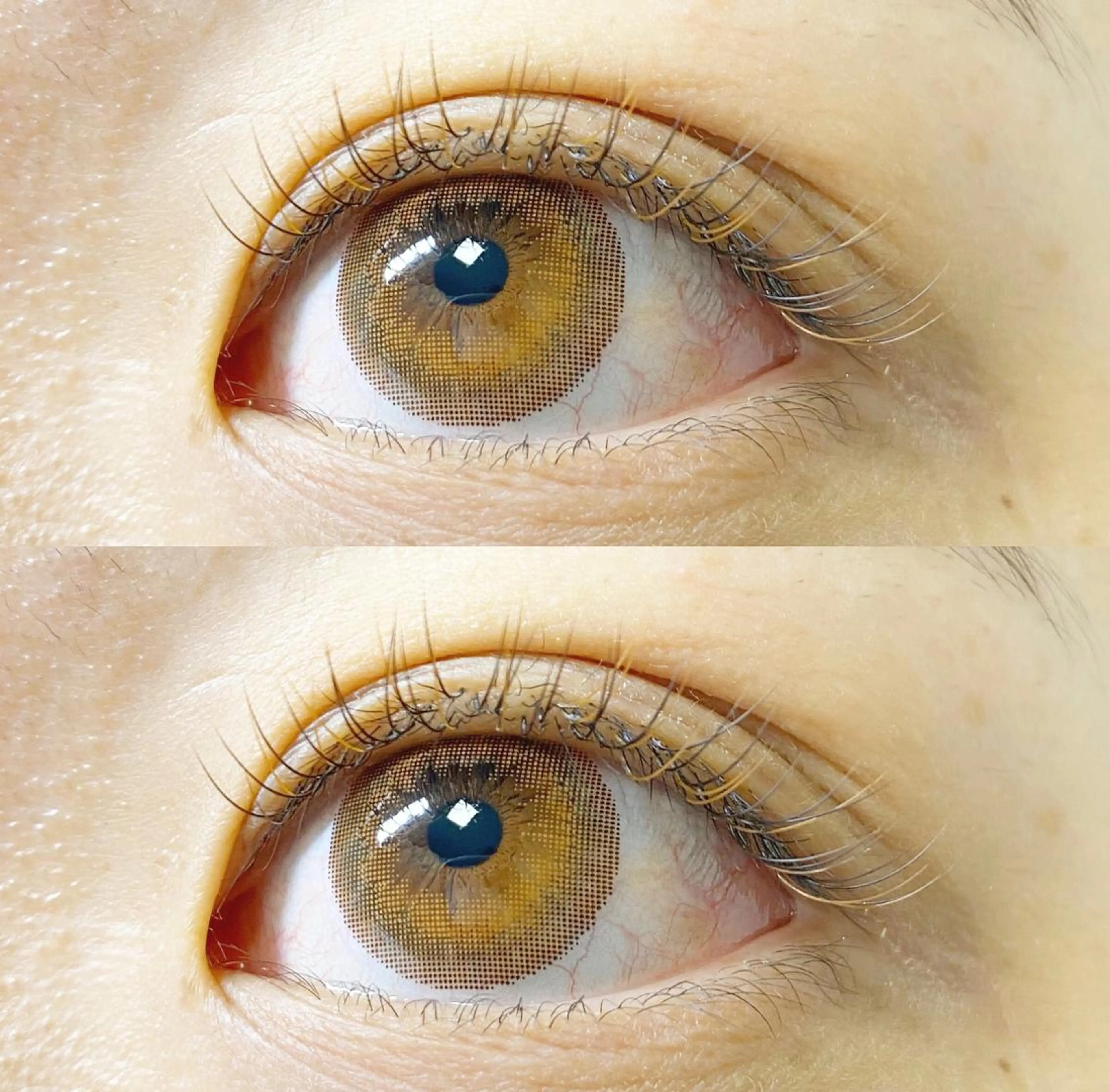 マツエク・マツパ Cカール カラーマツエク 目尻長め 佐々木 美菜のマツエク・マツパデザイン