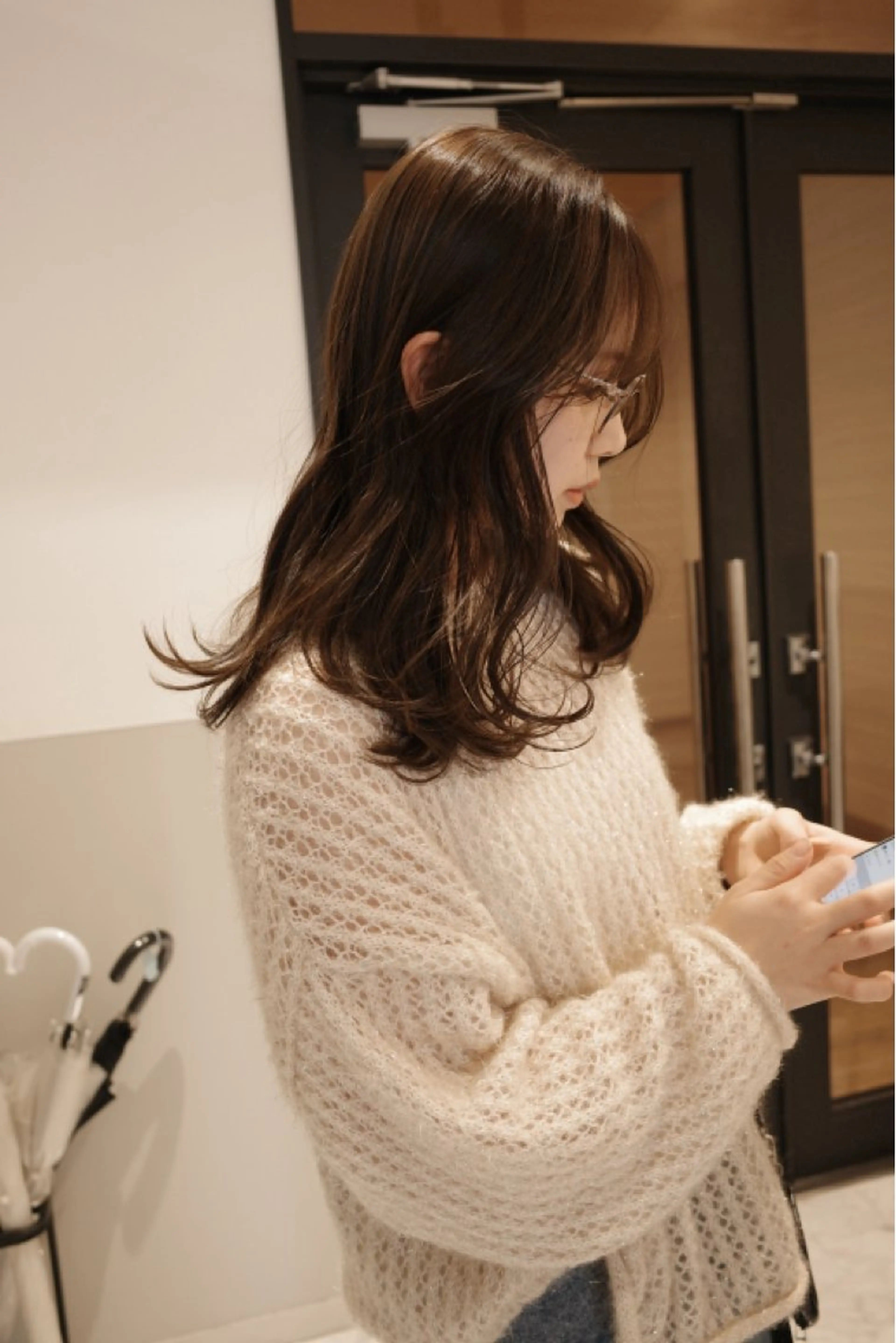 ミディアム カラー カット ヘアカラー トリートメント ボブ/マンツーマン ミヒラケイタのヘアスタイル