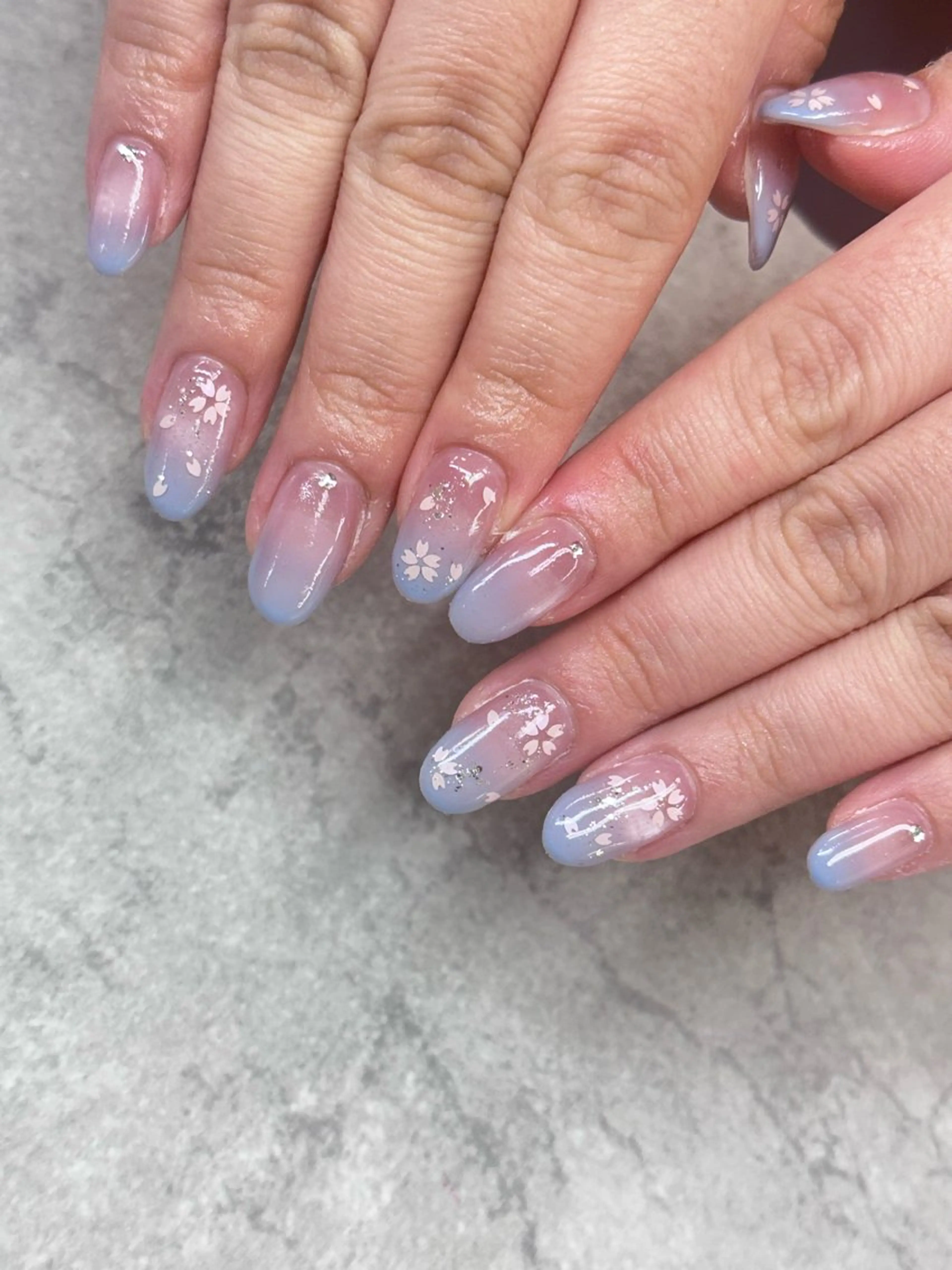 ネイル グラデーション マグネットネイル 持ち込み ハンドネイル .N YUKIのネイルデザイン